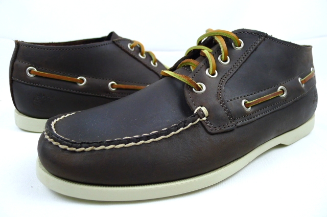 TIMBERLAND - Brig 4-Eye Boat Shoe/ Brown Smooth 9us