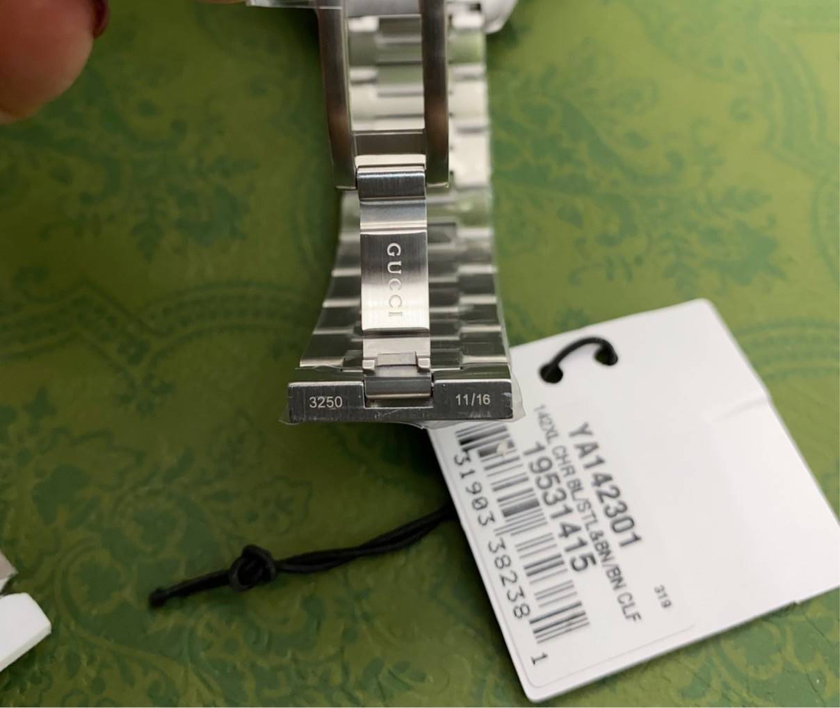 สลับแท้ เกรดเทพ นาฬิกากุชชี่ ROLEX WATCH grad original +box full set Size 41mm