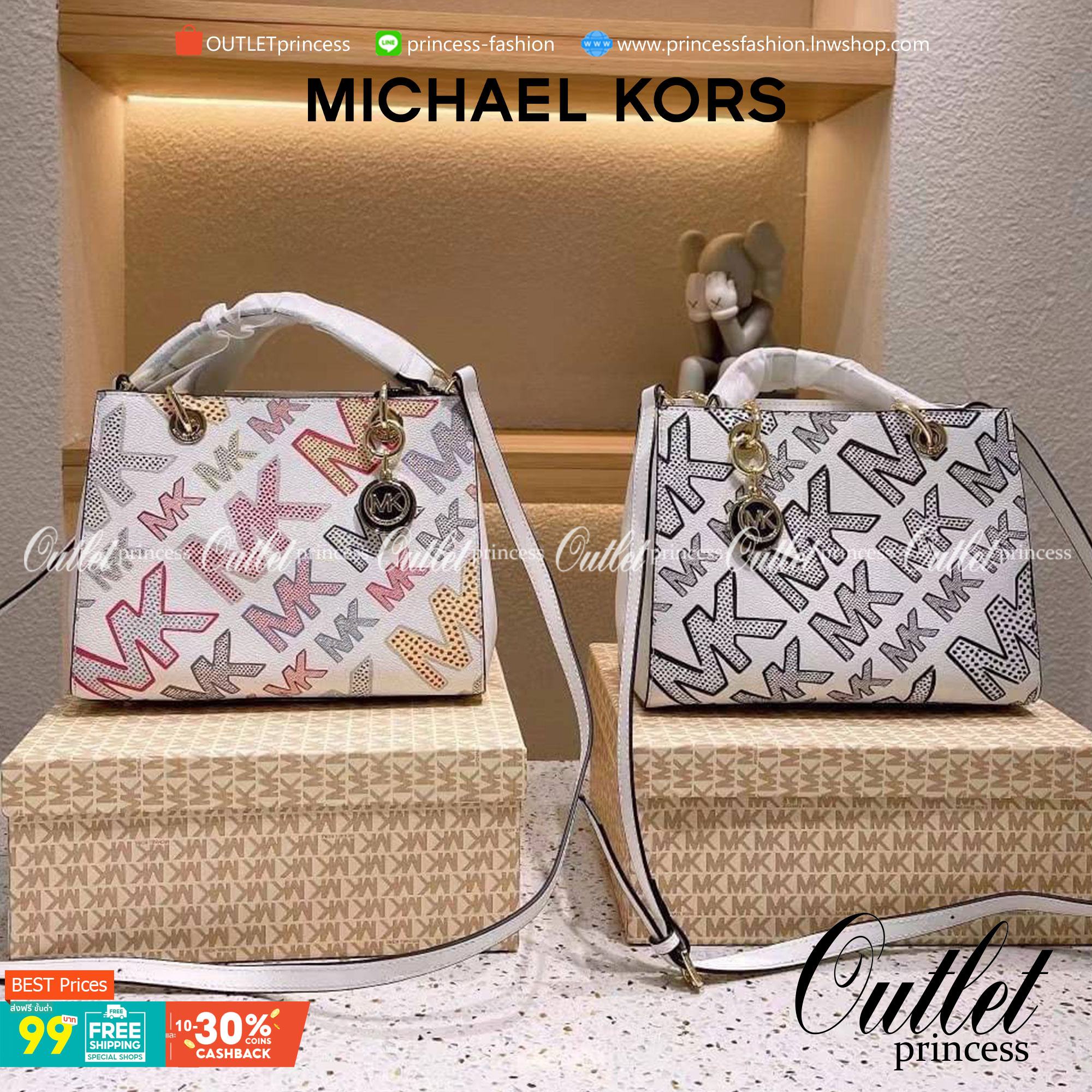 MICHAEL KORS Factory outlet MINI CROSSBODY LEATHER