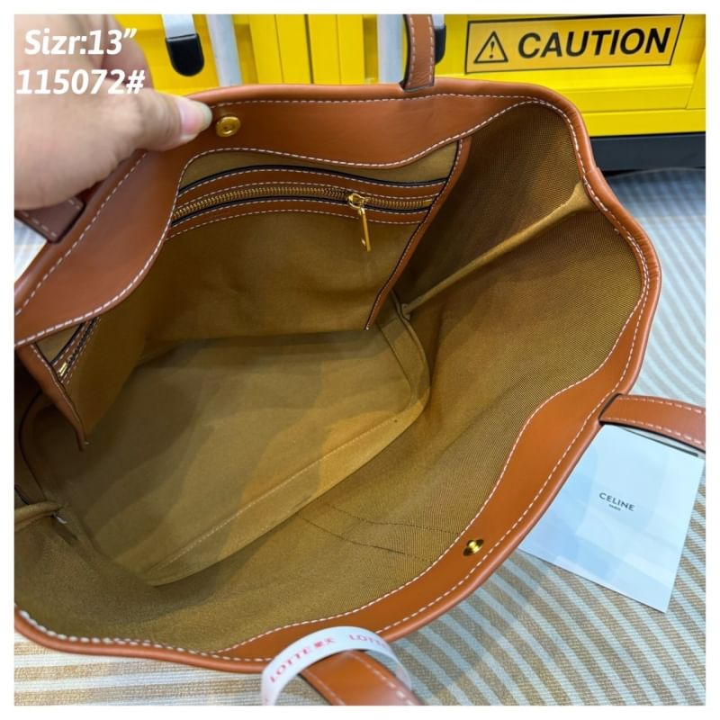 CELINE medium cabas in triomphe canvas / Celine Tote Shopping Bag กระเป๋าสะพายทรงโท้ทใบใหญ่ รุ่นยอดนิยม งานสวยหรูคลาสสิคไม่มีเอ้าท์ ภายในโล่งกว้างและจุมาก