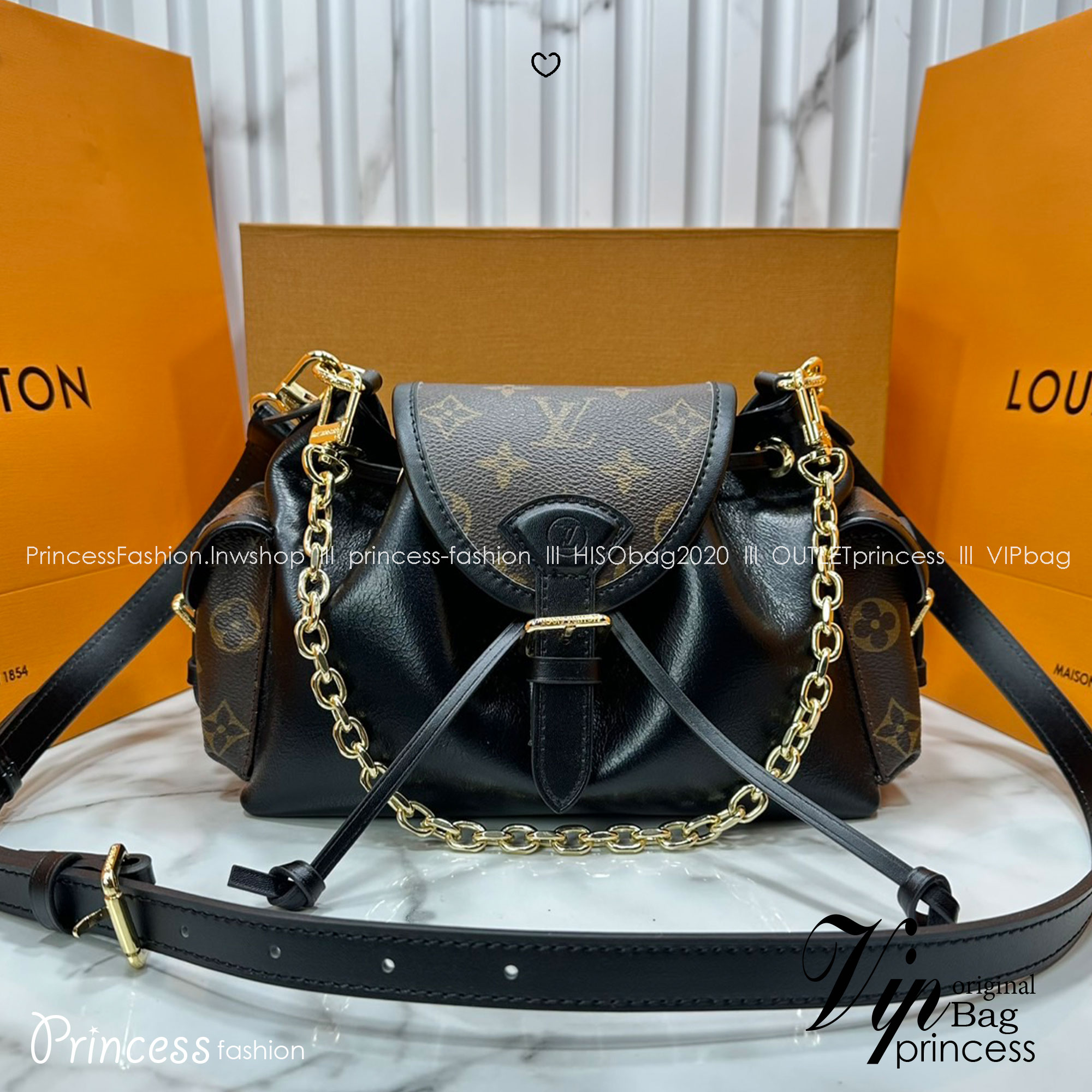 ORI หนังแท้ | LV Odyssee bag Monogram Canvas กระเป๋าสะพายดีไซน์ใหม่ คอลเลกชันประจำฤดูกาล Pre-Fall 2025 ออกแบบมาเพื่อเชิดชูมรดกล้ำค่าที่สืบทอดจากรุ่นสู่รุ่น ดีไซน์ทันสมัยใช้งานได้ทุกวัน