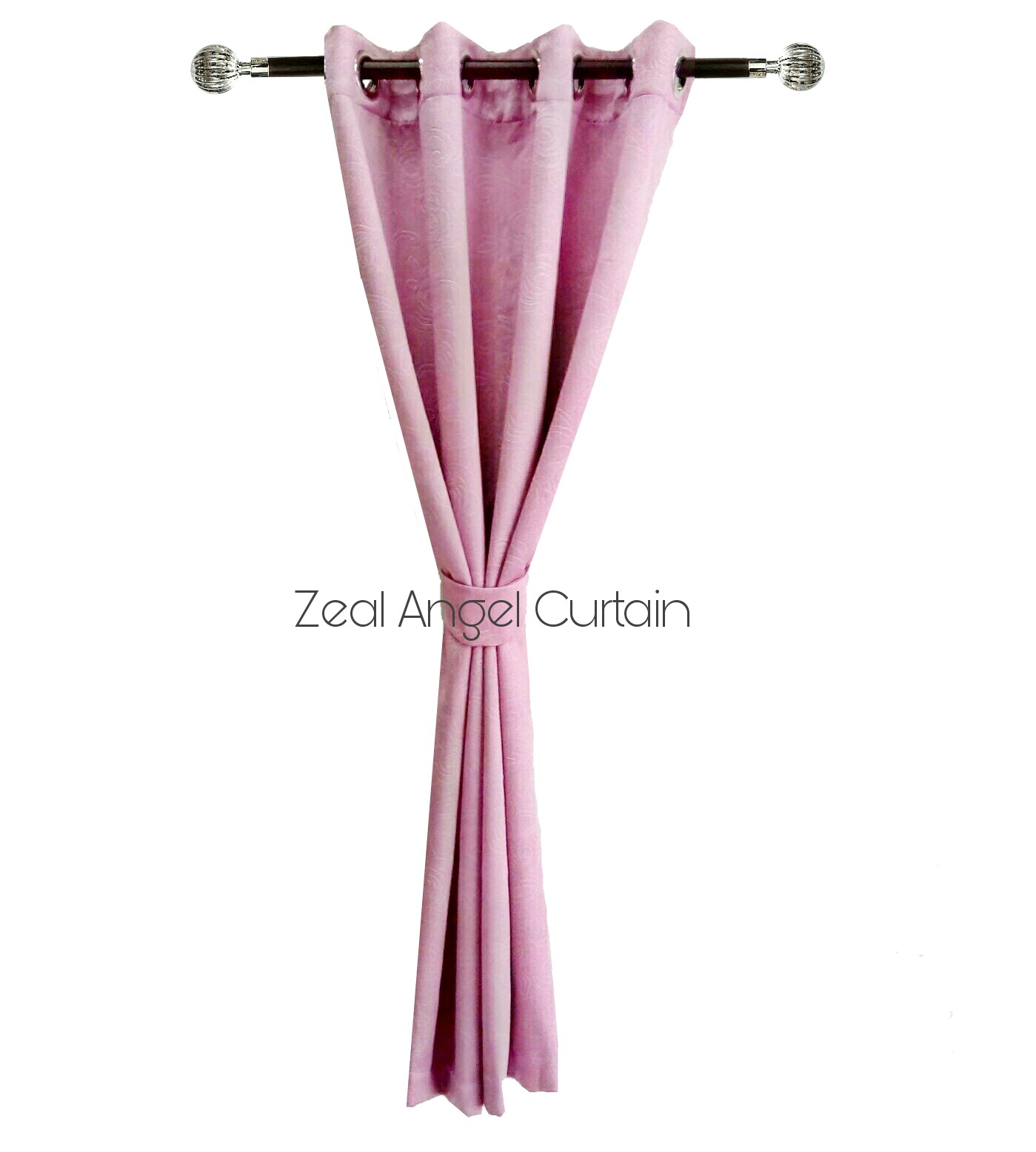 ผ้าม่าน ก.130*ส.150ซม./ผืน รุ่น Rose สีชมพู