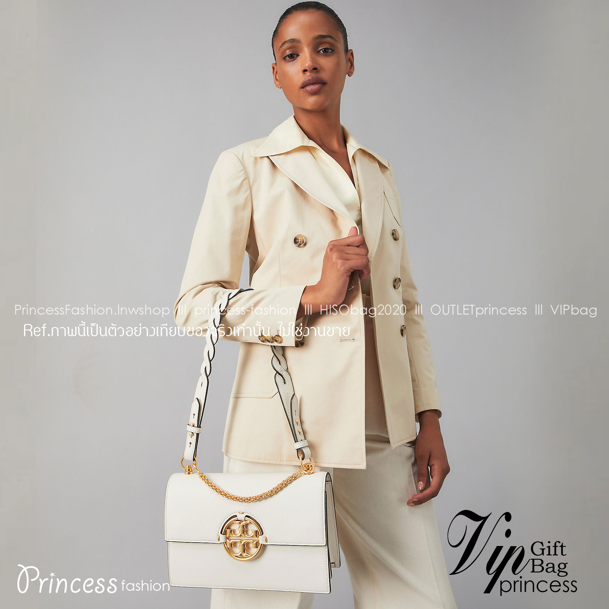 TORY BURCH MILLER SHOULDER BAG / Tory Burch Bag รุ่นยอดนิยม รุ่นหายาก รุ่นที่สาวๆตามหา ใบนี้เลย!! สวยหรู ผู้ดีทุกสี กระเป๋าสะพายไหล่ ดีไซน์อยู่ทรง คลาสสิคแฝงความหรูด้วยโลโก้สีทองอร่ามโดดเด่น