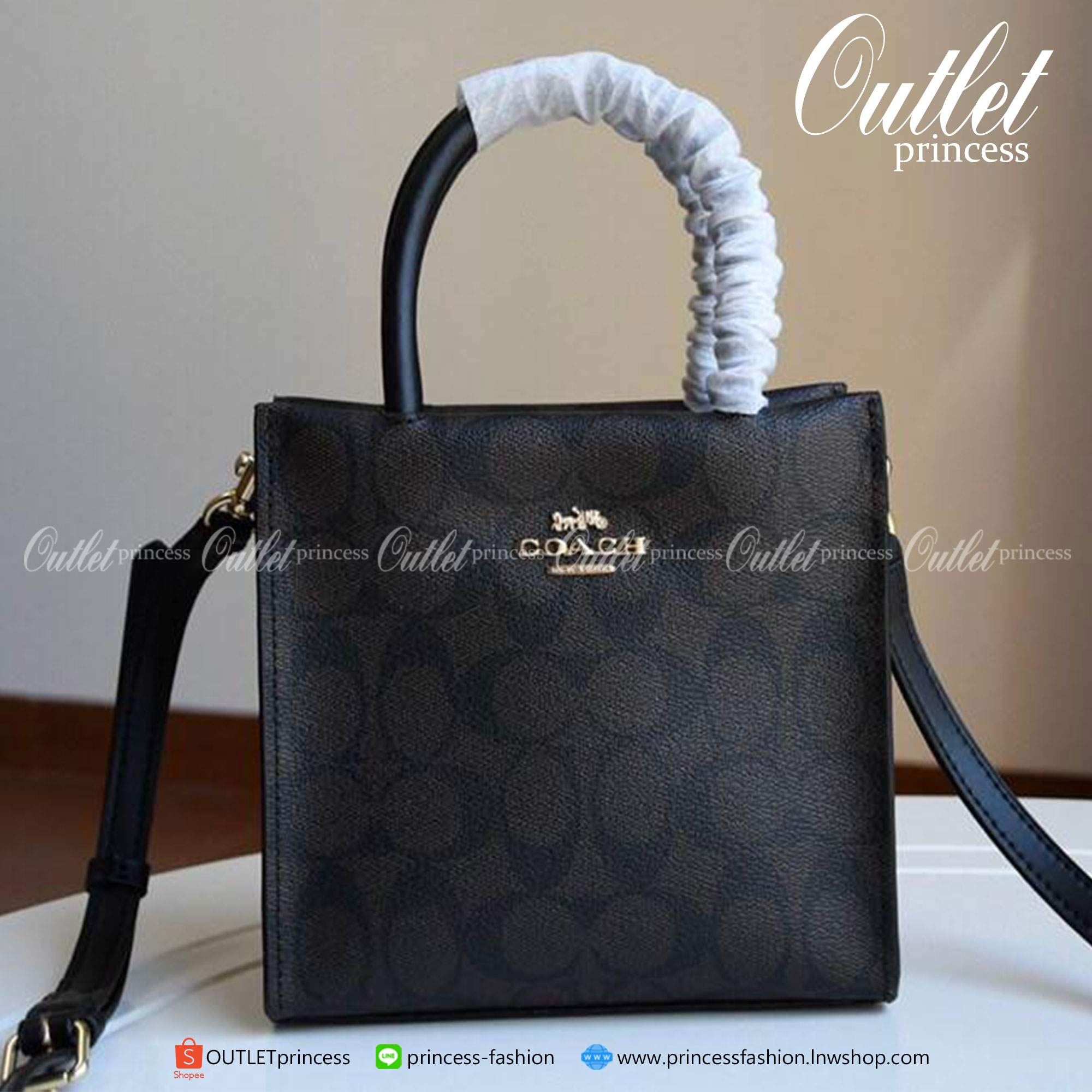 Coach Mini Cally Crossbody In Signature Canvas