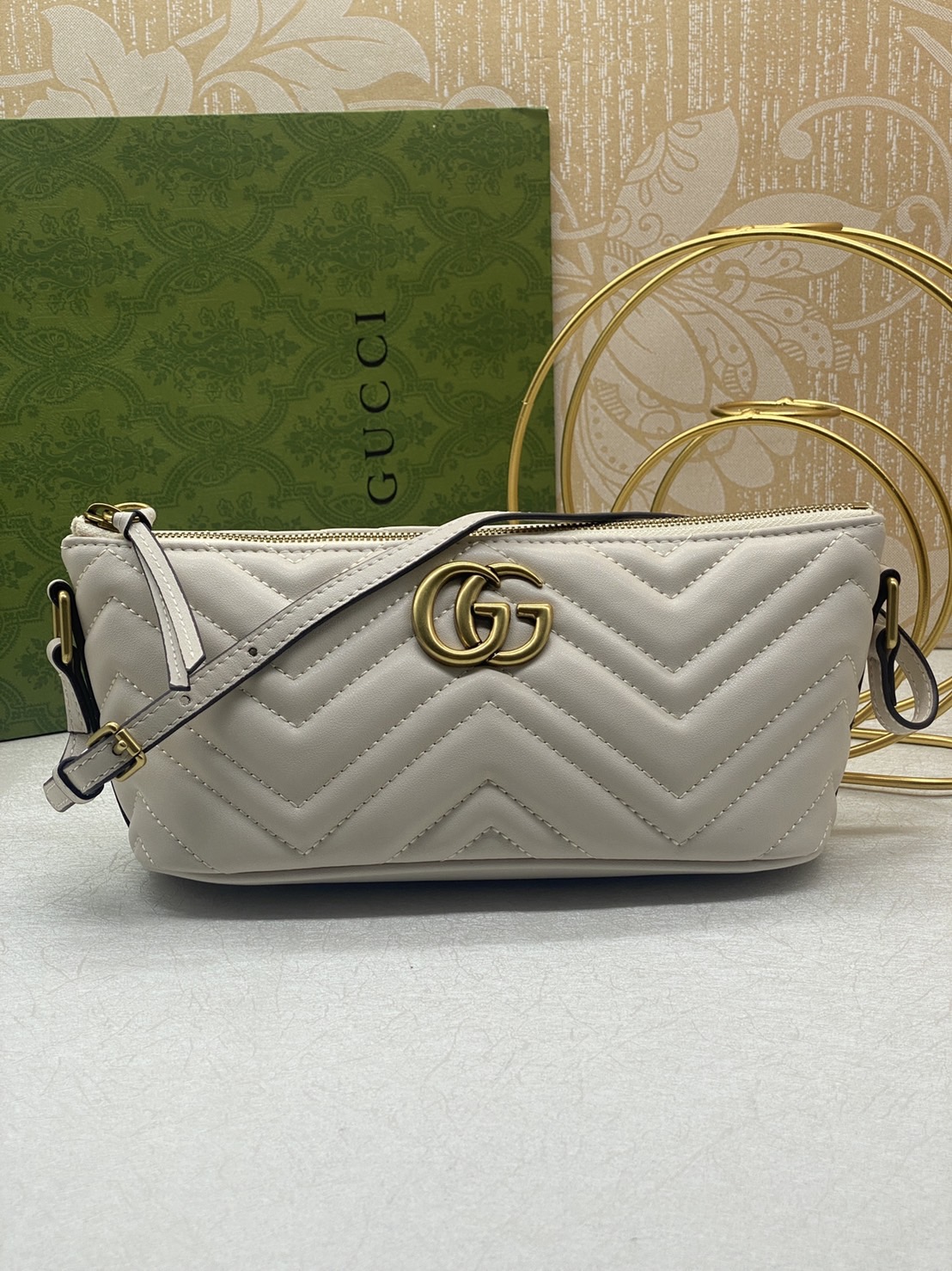 GUCCI GG Marmont matelasse shoulder bag / GUCCI Marmont เกรดออริจินอล 1:1 ใช้งานต่างประเทศได้ รุ่นใหม่ล่าสุด