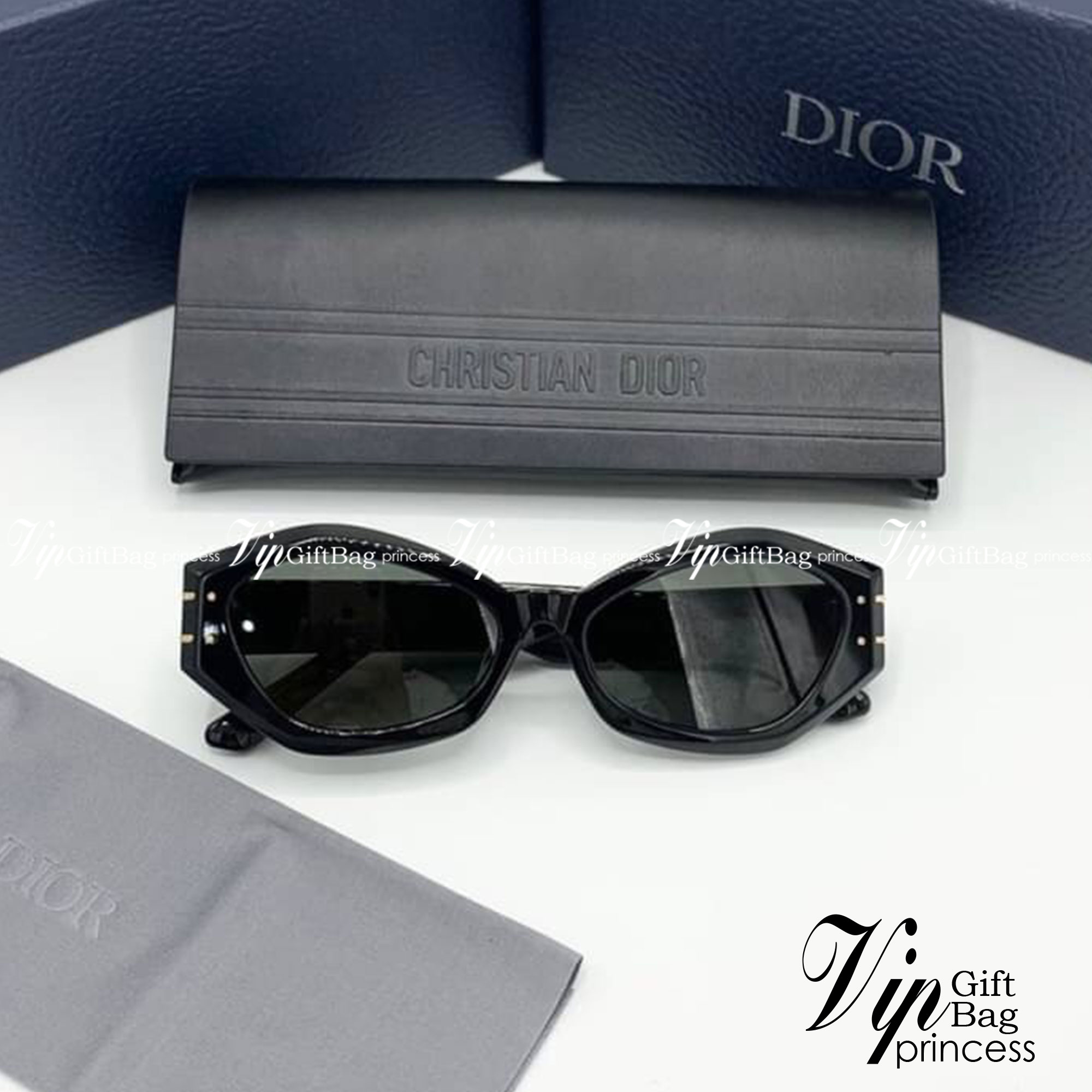 DIOR SUNGLASSES แว่นตากันแดดดิออ เกรดออริจินอล 1:1 งานสวยสุด คุณภาพดี Hi-quality กันแดดเต็มประสิทธิภาพ UV protection ภาพถ่ายจากสินค้าจริง
