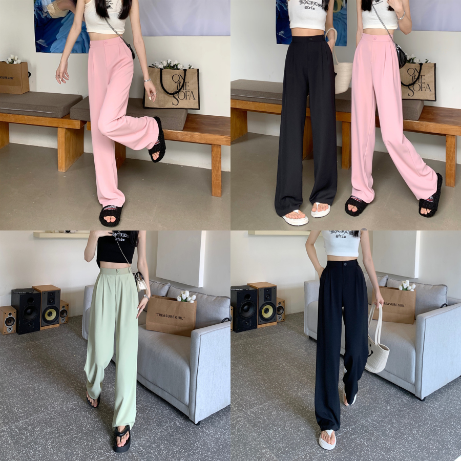 พร้อมส่ง 6 สี S-4XL 🚢🖍 Soft and nifty trousers กางเกงขายาวสีสวย (IN37913)
