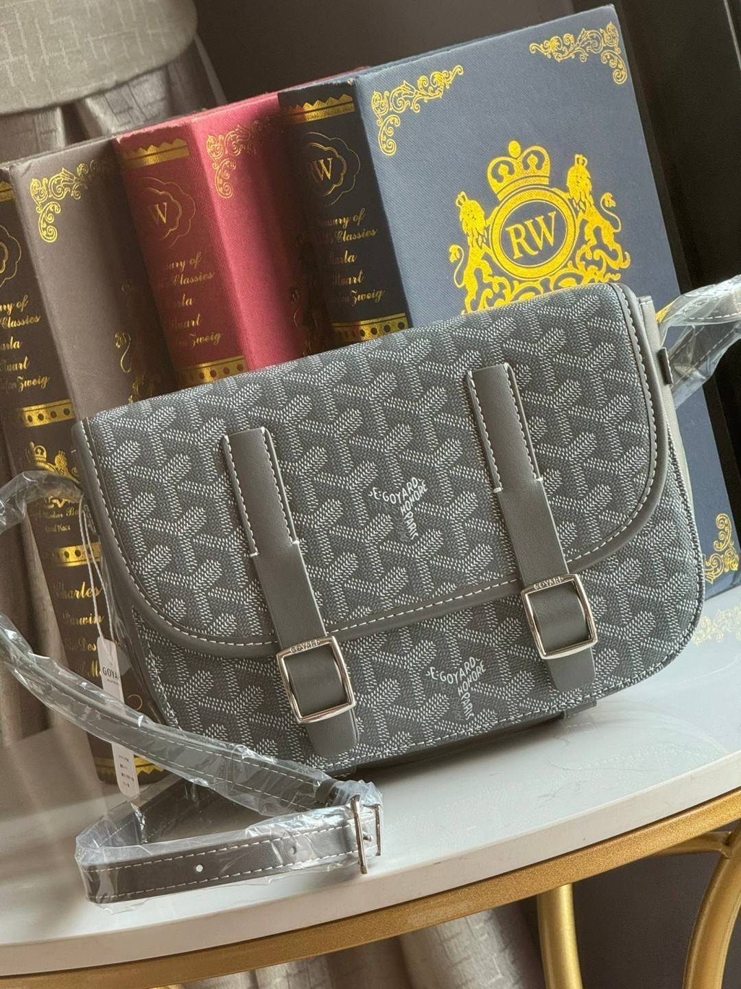 พร้อมส่ง 4 สี GOYARD Belvedere Messenger กระเป๋าสะพายแบรนด์หรูสัญชาติฝรั่งเศส 🧡 เกรดออริจินอล 1:1 สลับแท้ ใช้งานต่างประเทศได้