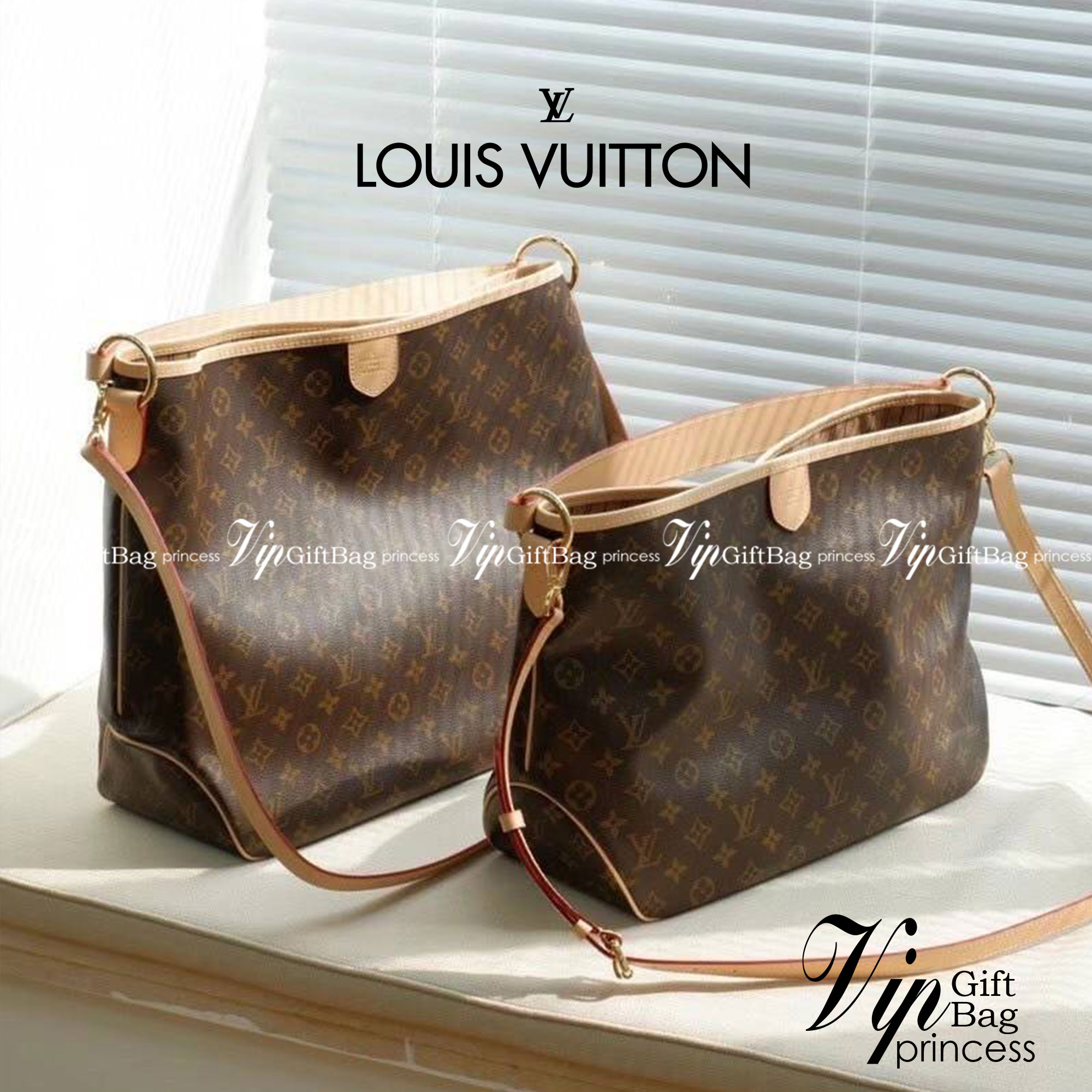 LV Monogram Delight Canvas มี 2 ขนาด กระเป๋าสะพายข้างทรงสูงใบใหญ่หนังแกะสังเคราะห์ หูหิ้วปั้มโลโก้ ด้านในมี1ช่องซิป 1ช่องใส่ของจุกจิ๊ก อะไหล่ทองหรูหรา มีสายยาว ถอดสายได้ ปรับระดับได้ จุของได้เยอะ หรูหรา สวยงาม เหมาะกับทุกโอกาศ ต้องมีติดตู้ห้ามพลาดเลยค่า