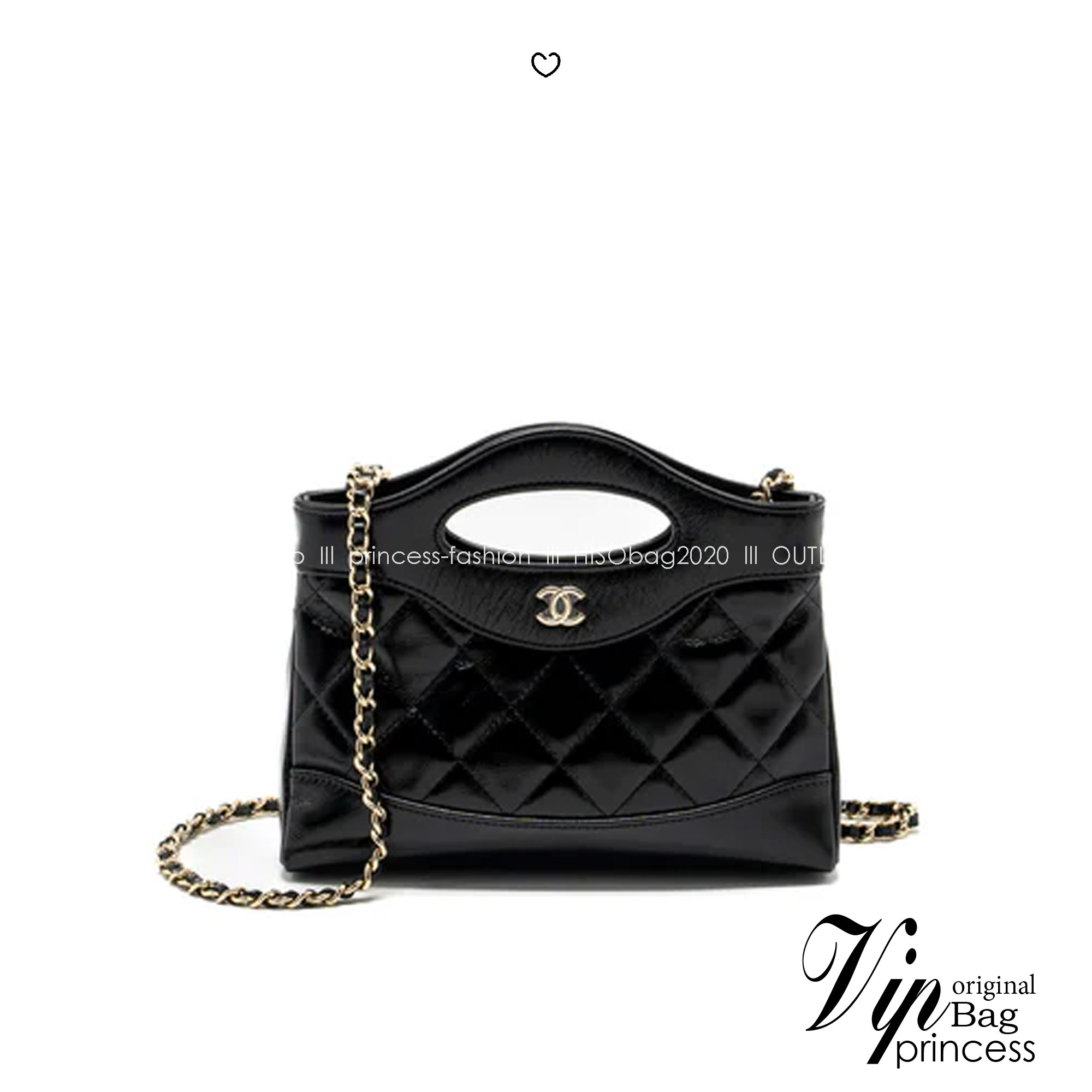 ORI หนังแท้ | Chanel 24S 31 Mini Clutch with Chain กระเป๋าสะพายดีไซน์น่ารัก ใบเล็กพร้อมสายโซ่ หูจับในตัว สวยเรียบหรู