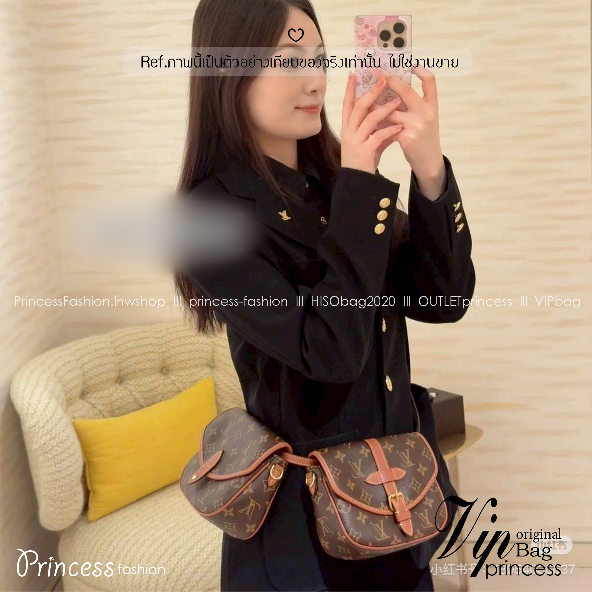 LV Marilyn White Multicolor Monogram Canvas Shoulder Bag สุดคุ้มกับกระเป๋าดีไซน์ใหม่ จัดคู่ดูโอ้ ได้ 2 ใบในราเดียว ปรับใช้งานได้ทั้งคาดเอวหรือสะพายได้ มาพร้อมสายสะพาย 2 แบบ ทั้งสายหนังและสายโซ่ คุ้มยิ่งกว่าอะไรทั้งหมดเลยค่า