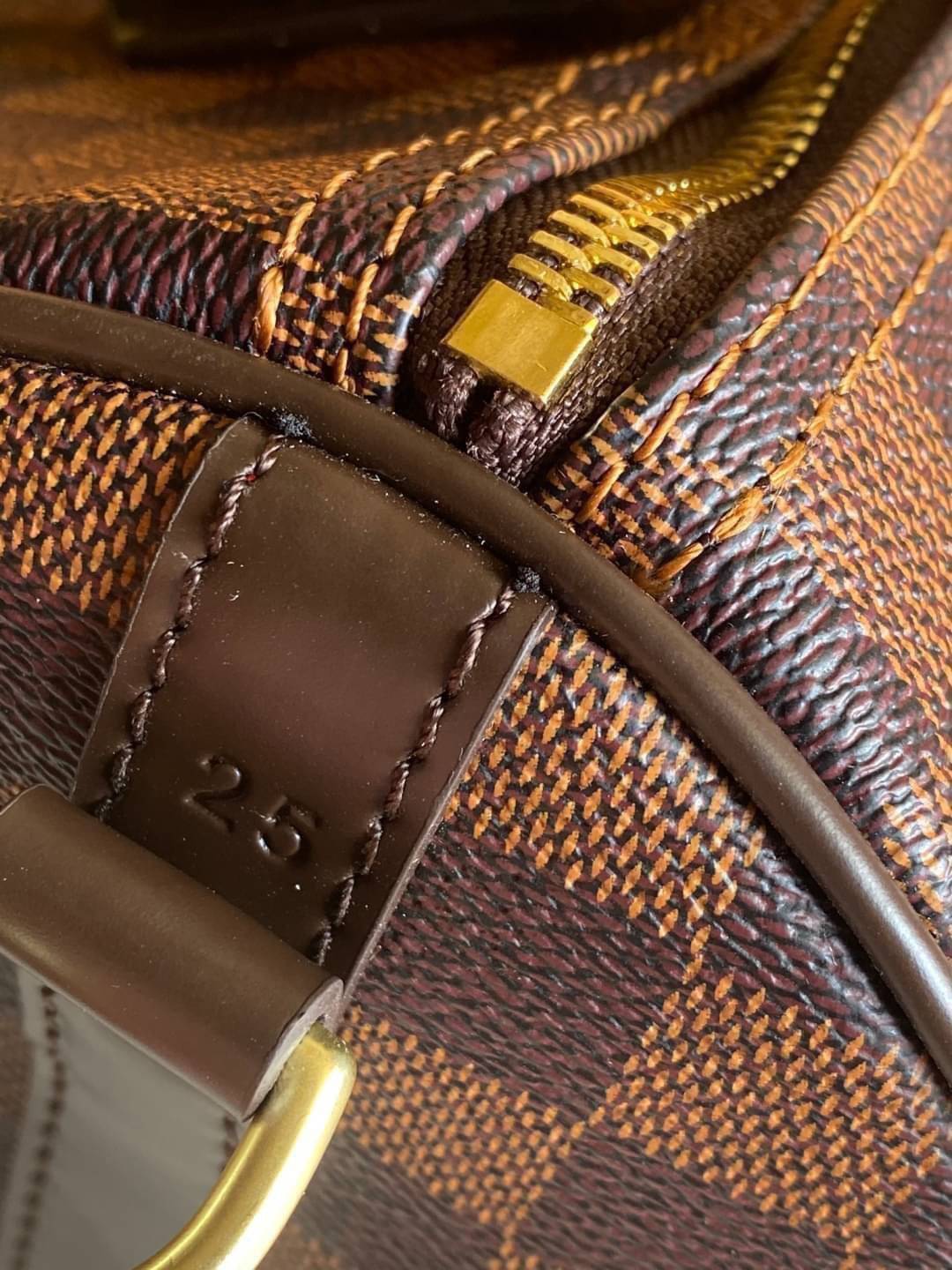 LV Speedy 25 Damier Monogram เกรดออริจินอล พร้อมส่งที่ไทย ภาพสินค้าถ่ายจากงานขายจริง ใช้งานต่างประเทศได้