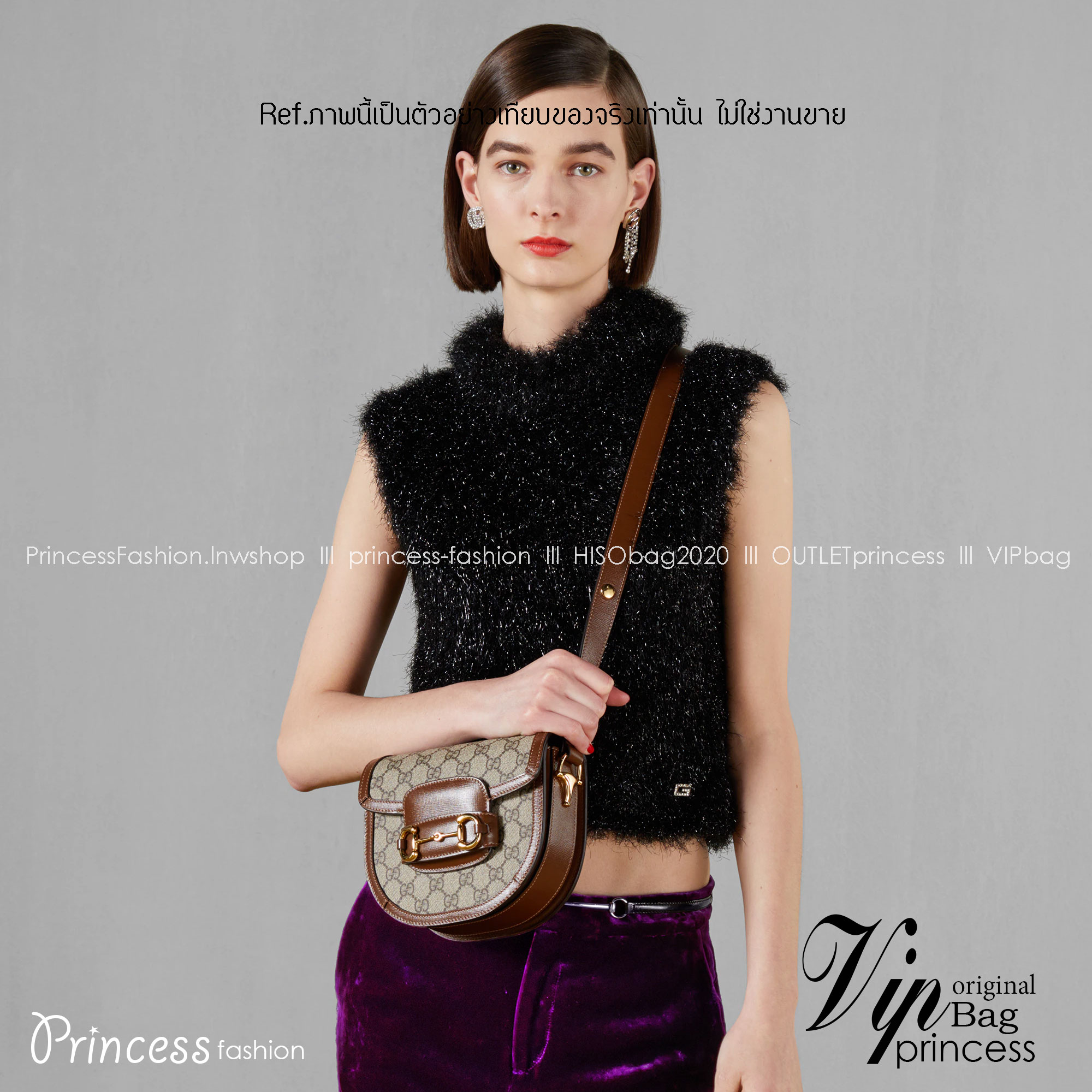 GUCCI HORSEBIT 1955 MINI ROUNDED BAG GG Supreme / GUCCI BAG พร้อมส่งที่ไทย กระเป๋าสะพายสุดคลาสสิค เรียบหรู ดีไซน์ใหม่ลาสุด 2023 **รอบนี้จัดราคาพิเศษสุดคุ้ม งานสวยเกินราคาค่ะ