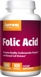 (Pre-order) Jarrow Formulas, Folic Acid 800 mcg, 100 Capsules