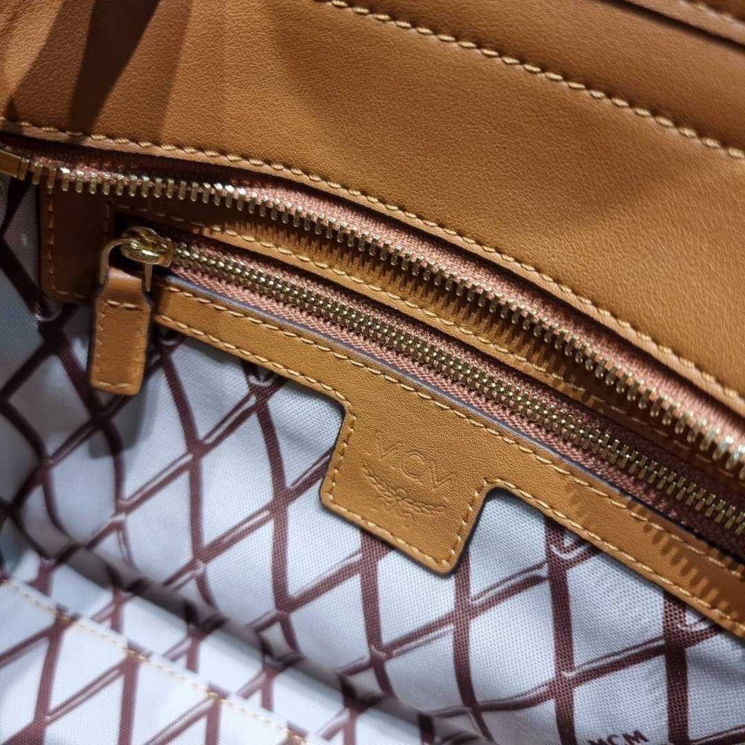 M.C.M MINI TONI SHOPPER IN VISETOS กระเป๋าถือ/สะพายข้าง ทรงโท้ทไซส์มินิ สวยคลาสสิค เกรดท็อปออริ 1:1 สลับแท้ ใช้งานต่างประเทศได้