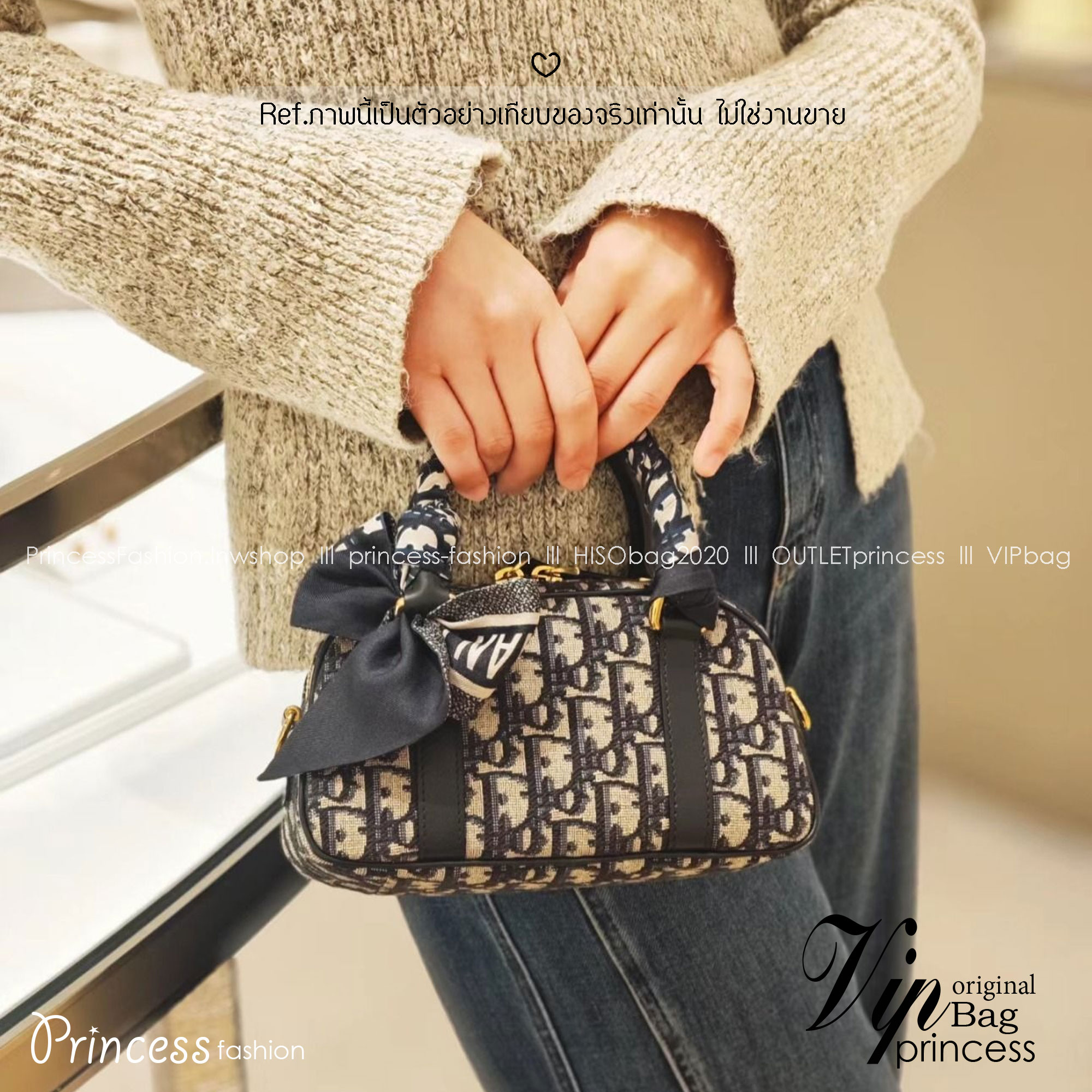 ORI หนังแท้ | DIOR D-Vibe East-West Nano Bag กระเป๋าทรงหมอนไซส์มินิน่ารัก ดีไซน์โบว์ลิ่งรูปทรงทันสมัยใช้งานง่ายจุของสำคัญได้ครบ สวยสง่างามเป็นเอกลักษณ์