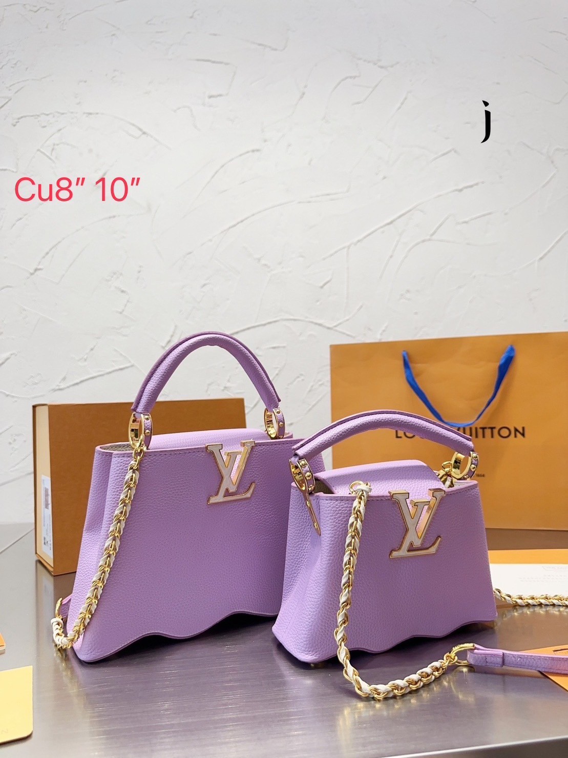 พร้อมส่ง 3 สี 🥂 LV Capucines Top Handle Bag / LV Makes Waves With Its New Capucines แบบใหม่แบบสับ น่ารักมากเว่อร์ ฐานกระเป๋าดีไซน์เวฟ โค้งน่ารัก