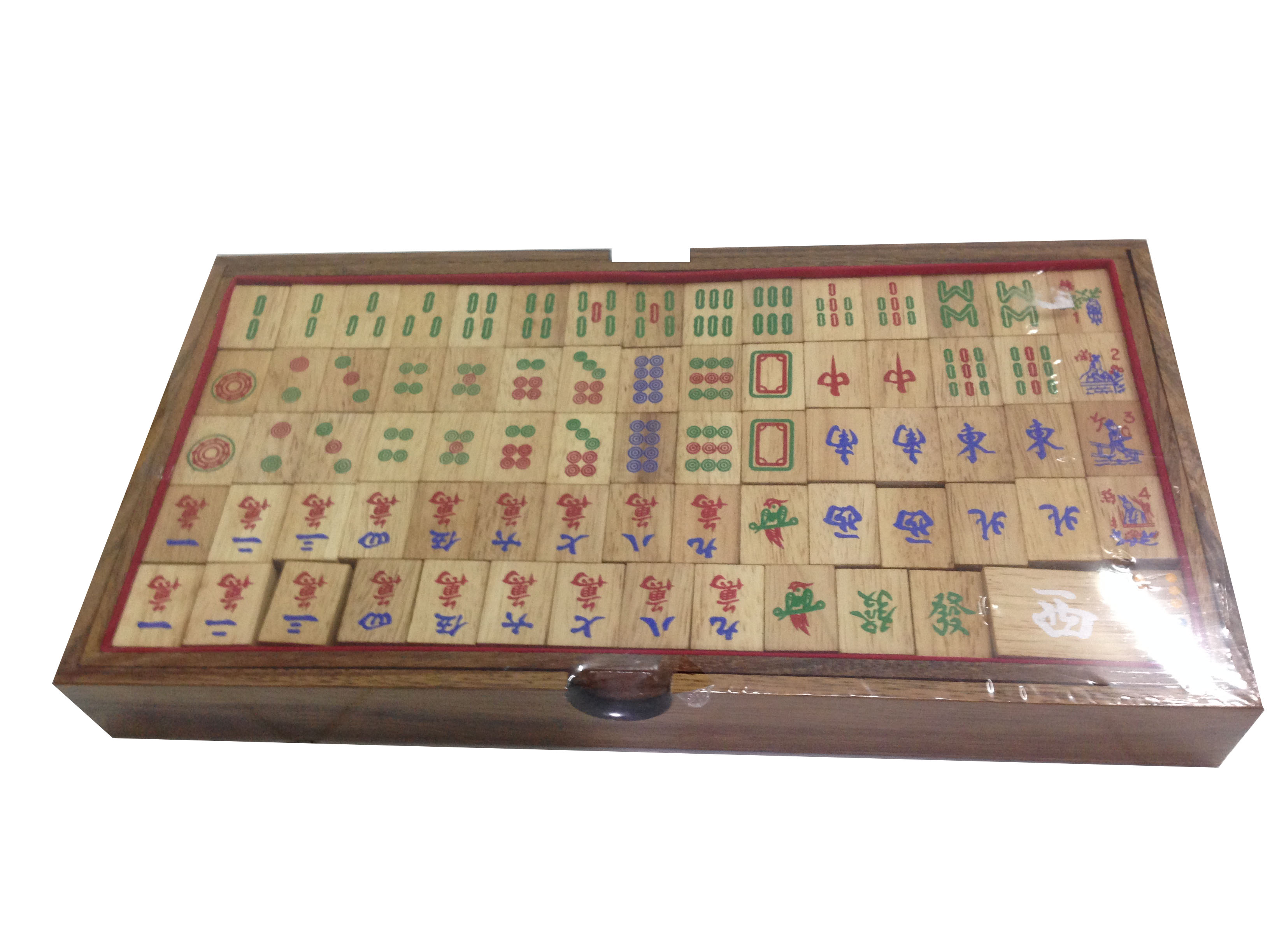 ชุดไพ่นกกระจอกไม้พร้อมคู่มือเล่น