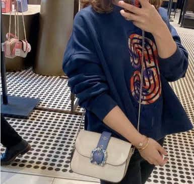 ของแท้ 💯% Coach GEMMA CROSSBODY IN COLORBLOCK SIGNATURE CANVAS (COACH C1421) IM/LIGHT KHAKI/PALE PINK MULTI