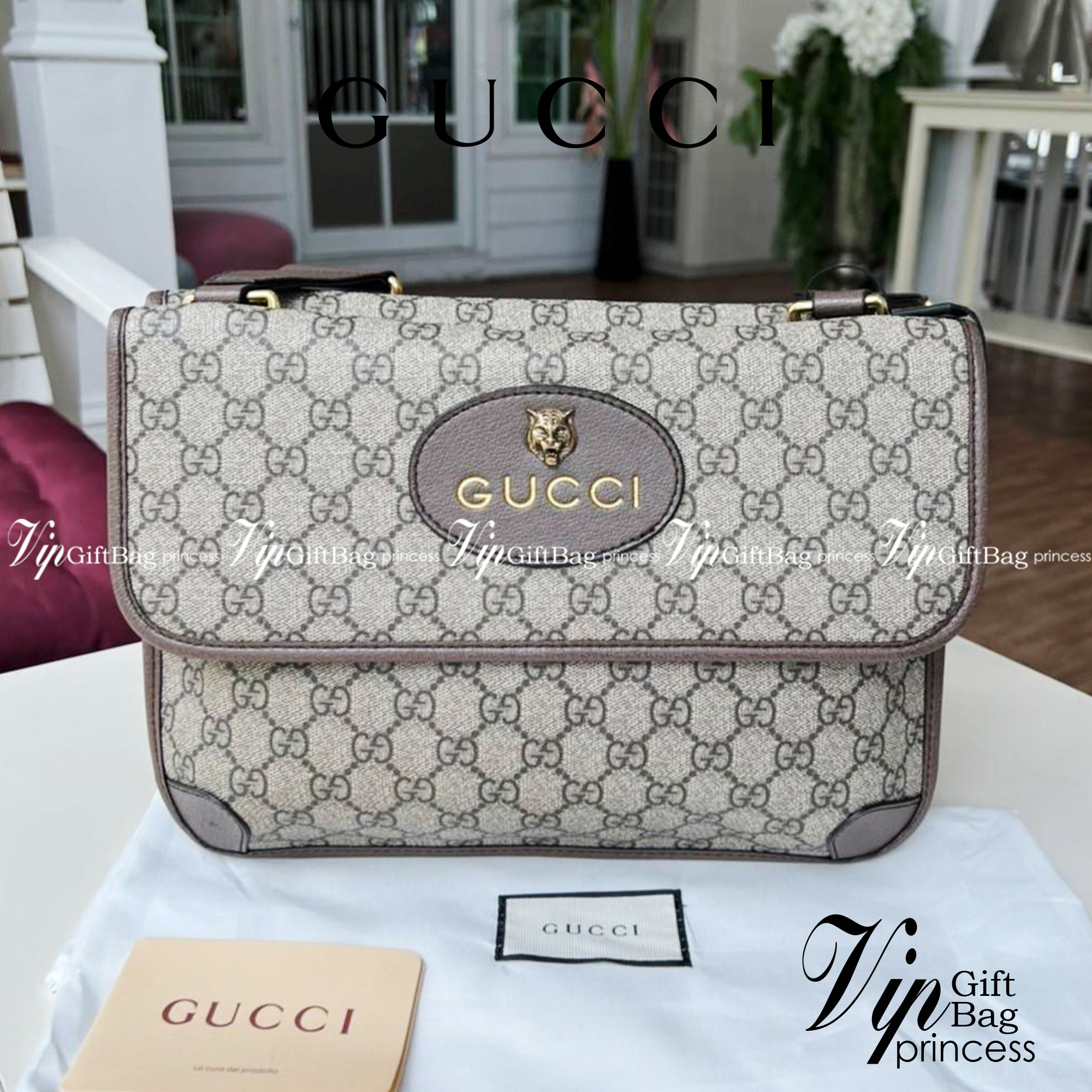 Gucci Neo Vintage Belt Bag / Gucci Ophidia Belt Bag กระเป๋าสะพายข้าง วัสดุผ้าใบ GG Supreme เปิดปิดแม่เหล็ก มี3ช่องแยกกันเป็นสัดส่วน ซับในผ้าฝ้ายและลินิน สายปรับระดับได้ ถอดสายไม่ได้