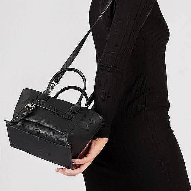 ของแท้ 💯% LONGCHAMP MINI MAILBOX TOP HANDLE BAG กระเป๋าถือหรือสะพายรุ่นหายากดีไซน์คลาสสิควัสดุ Polyamide & Leather หนังแท้เนื้อหนานุ่มหนังขึ้นลายสวยหรูดูดียืดหยุ่นแข็งแรง