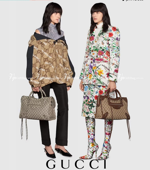 หนังแท้ Gucci The Hacker Project medium Neo Classic bag พร้อมส่งที่ไทย มาแล้วนะค้า มาแรง ขายดีม๊ากกกค่ะ GUCCI x BALENCIAGA CITY BAG ใบนี้มีสายสะพาย มาแรงที่สุดในตอนนี้ เป็นการออกแบบร่วมกันของ2แบรนด์ดัง เฟียส สวย แพทเทิร์นลาย ทรง เป๊ะๆ งานเทพสุดแบบเทียบแท้