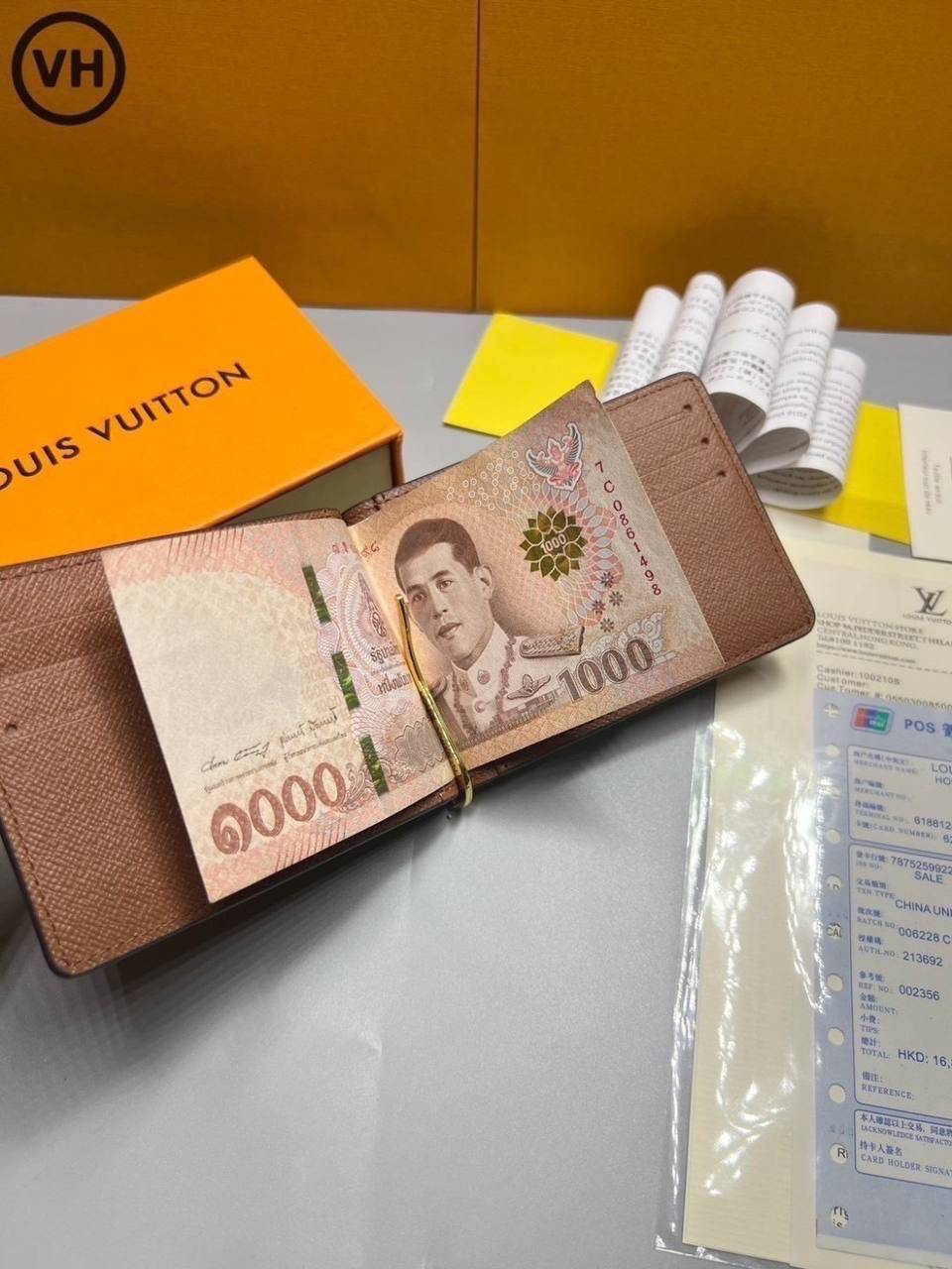 ORI หนังแท้ | LV Pince Money Clip Wallet / LV Short Wallet กระเป๋าสตางค์ใบสั้น กระเป๋าสตางค์ผู้ชาย