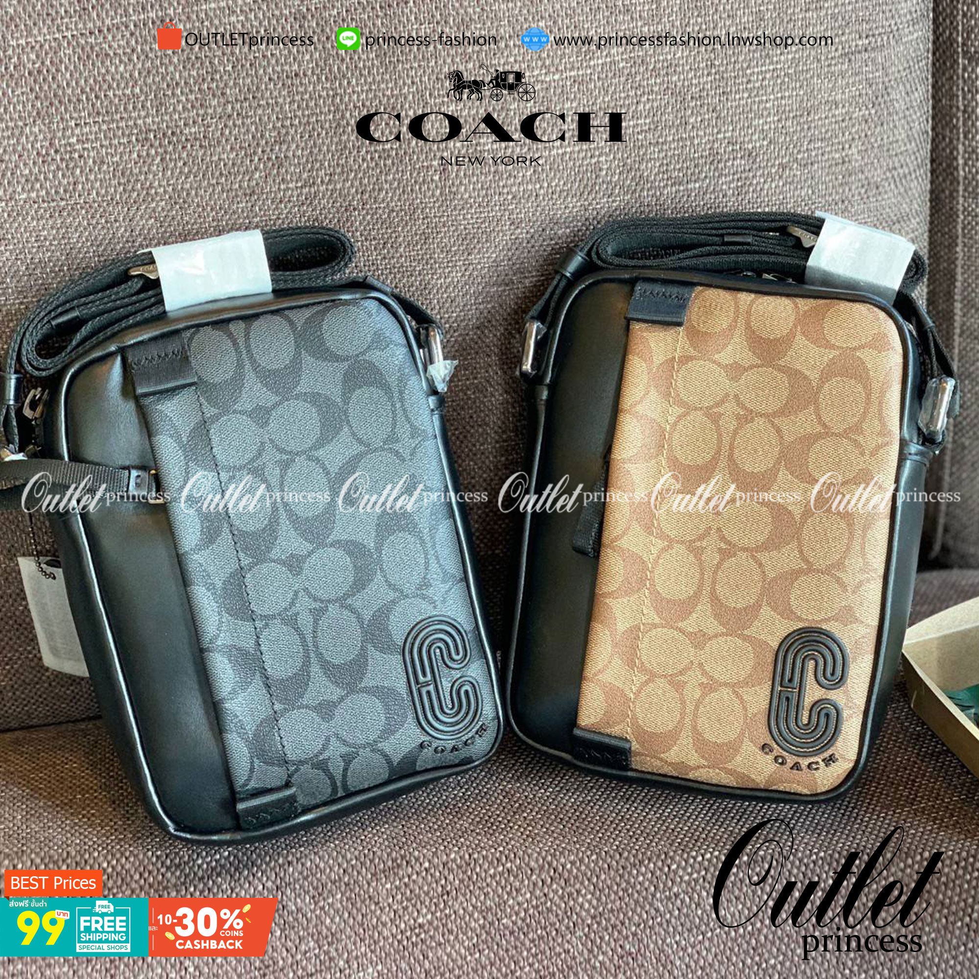 รุ่นที่คุณผู้ชาย2021 ต้องมีค่ะ💥 COACH 6788 EDGE STRADDLE SHOULDER BAG พร้อมส่งที่ไทย น่าใช้มากๆค่าา🔥 กระเป๋าสะพายแบบครอสบอดี้ร์ ทรงสวย หนังแท้นิ่มอย่างดีค่ะ ด้านหน้ามีช่องซิปซ่อนให้หนึ่งช่องนะคะ เปิดปิดช่องหลักแบบซิปคู่ภายในลึก ใส่ของจำเป็