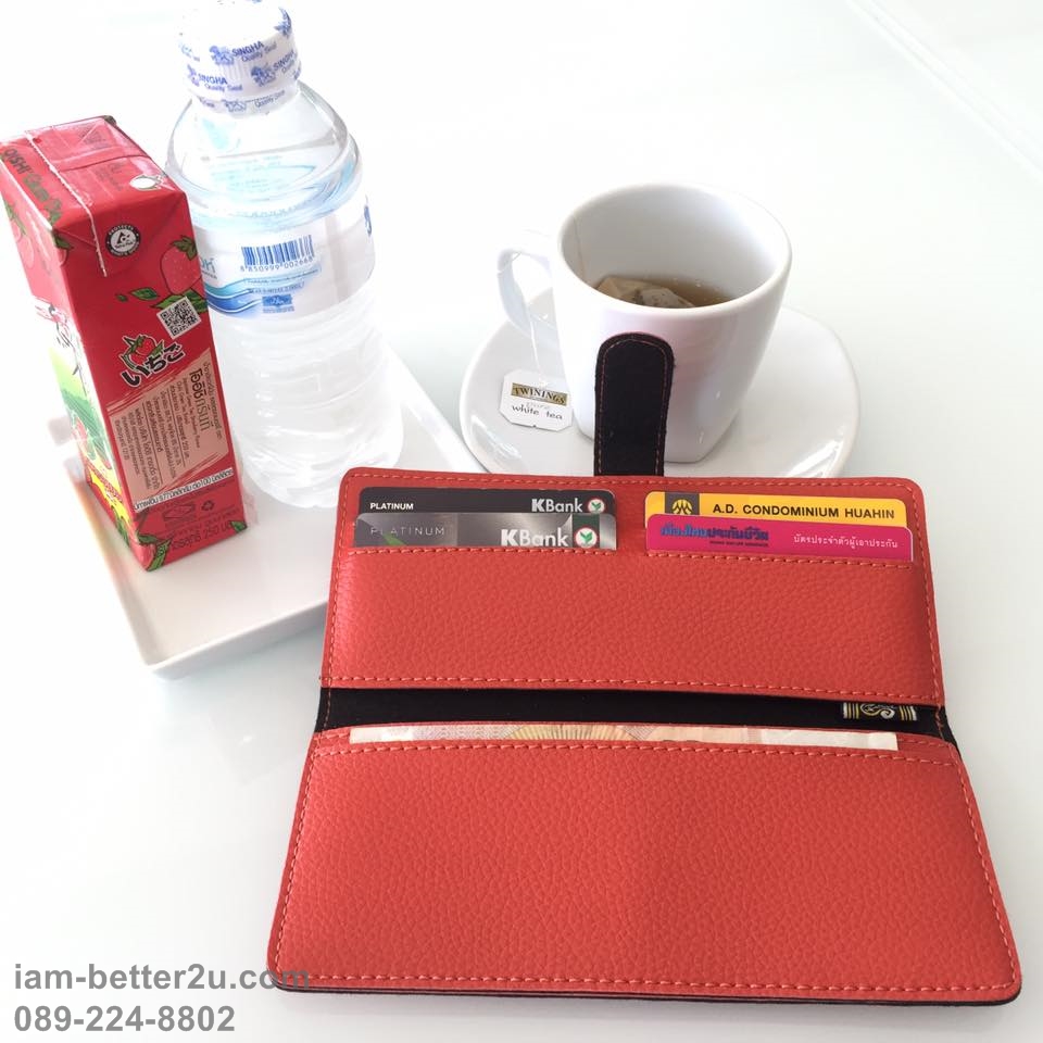 กระเป๋าสตางค์ใบยาว Sashy Yen Wallet สวยงาม ขนาดพอดีมือ พกสะดวก ตัดเย็บเนี๊ยบ เป๊ะทุกรายละเอียด