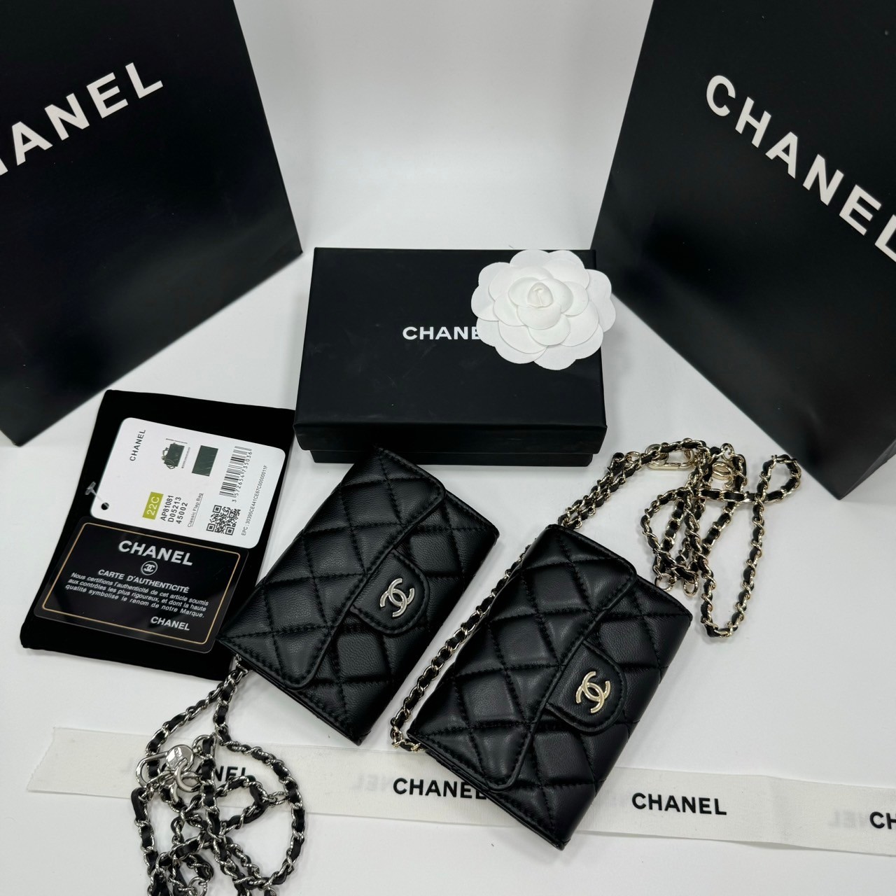 CHANEL mini wallet on chain crossbody กระเป๋าสตางค์พร้อมสายสะพายไซส์มินิ เกรดออริ 1:1 ใช้งานต่างประเทศได้ ภาพถ่ายจากงานขายจริง
