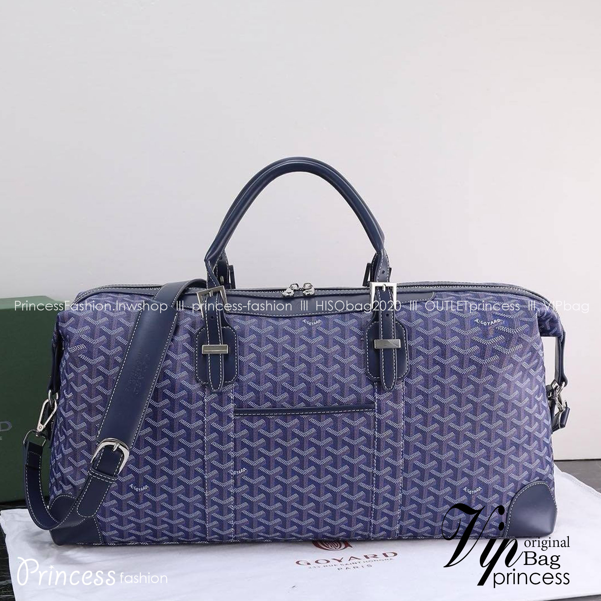 Goyard Keepall bag/ GOYARD Boeing 55 Leather Duffle Bag 55cm กระเป๋าเดินทาง เกรดท็อปออริ สลับแท้ 1:1 เกรดดีสุด ใช้ต่างประเทศได้