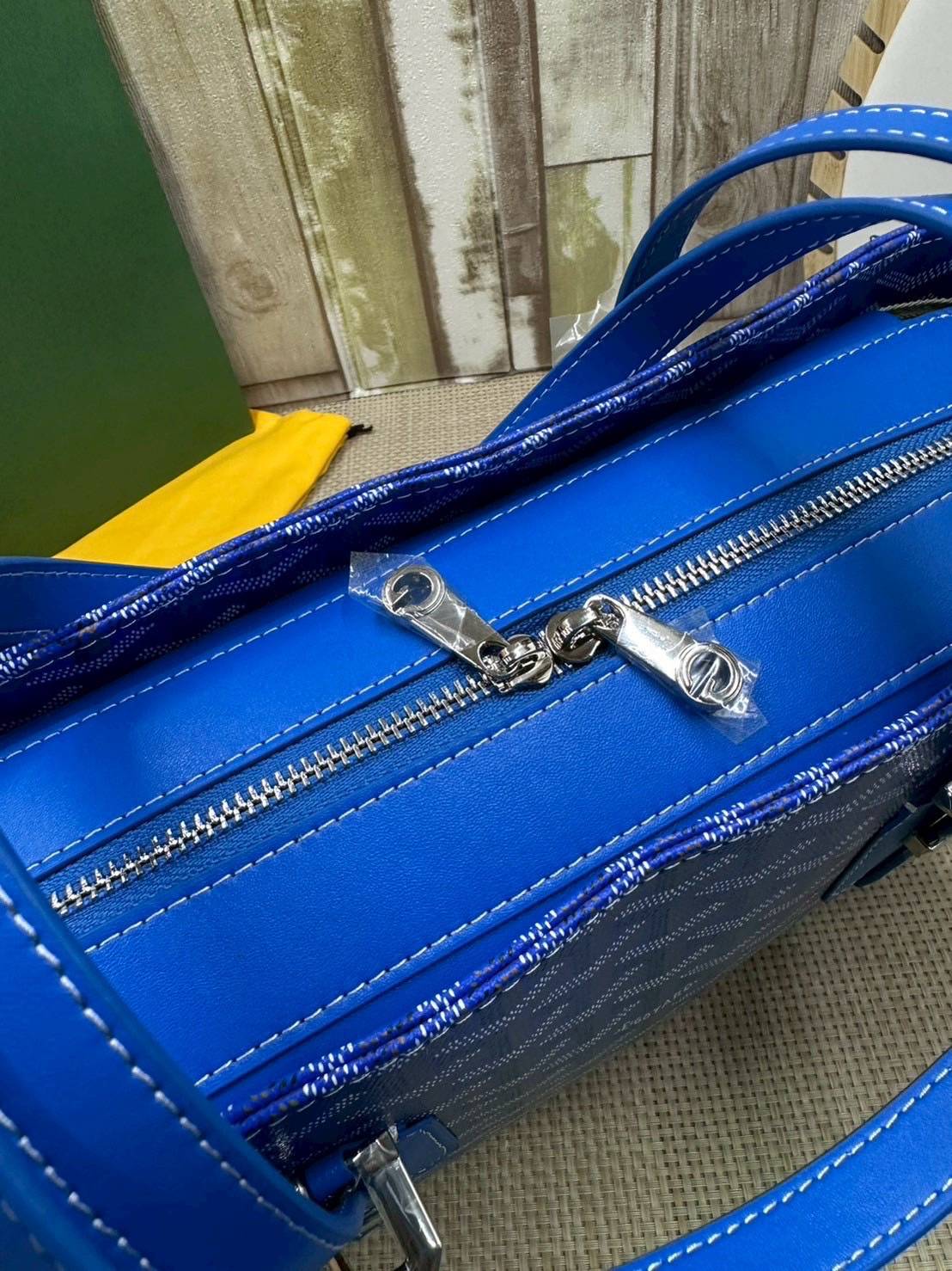 7 สี ORI หนังแท้ | GOYARD Goyardine Sac Marie Galante 35cm / Goyard Tote Bag กระเป๋าสะพายทรงโท้ท พร้อมหูจับใช้งานง่าย ภายในโล่งกว้าง หรูหราลงตัว