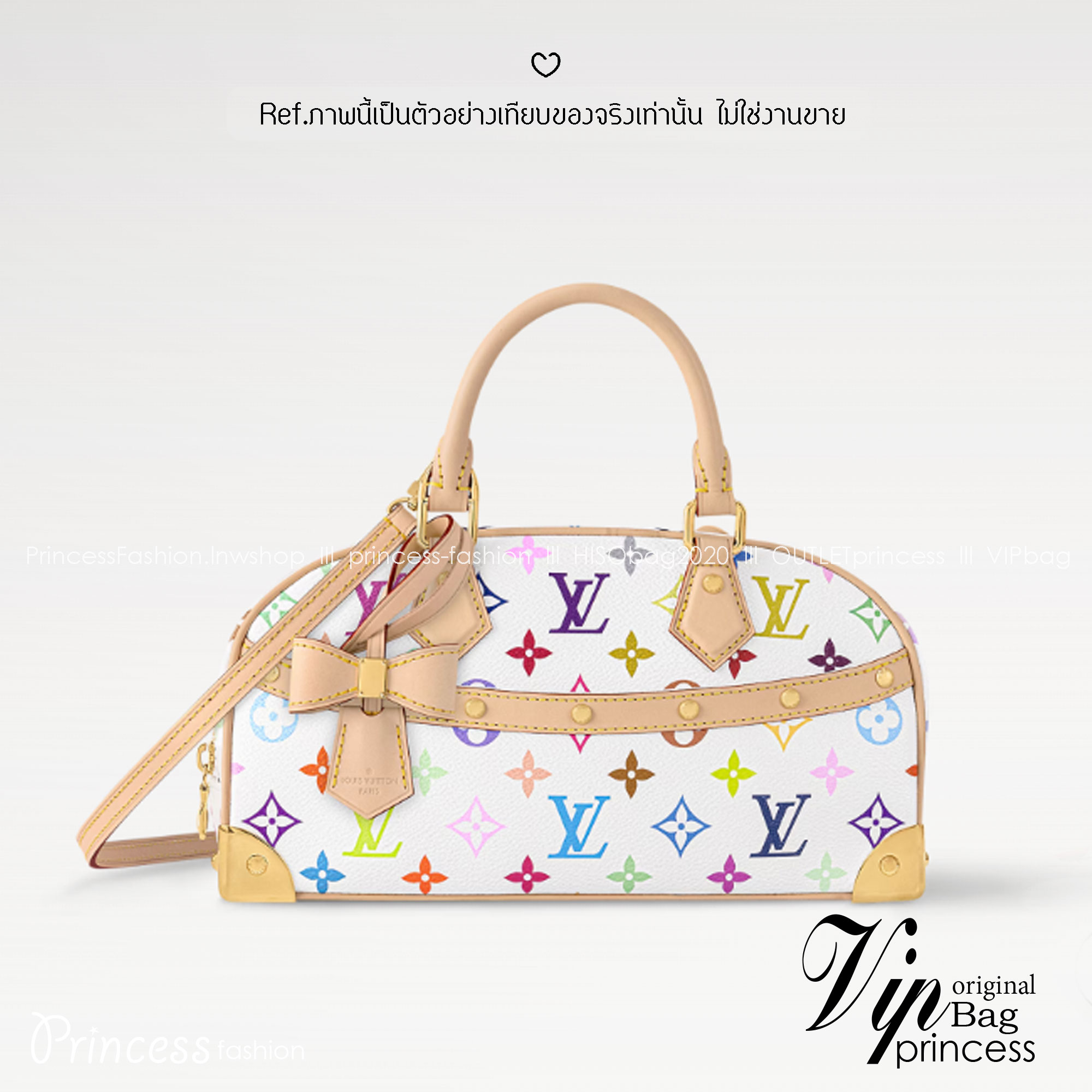 ORI | LV x TM Handbag East West Murakami ใหม่ล่าสุด กระเป๋าสะพายทรงสวย ดีไซน์ใหม่ หรู ดูผู้ดี แต่งแต้มดีเทลเปี่ยมชีวิตชีวาจากคอลเลคชั่น LV x Murakami คอมพลีตลุคด้วยที่ห้อยกุญแจรูปโบว์สุดเอ็กซ์คลูซีฟ