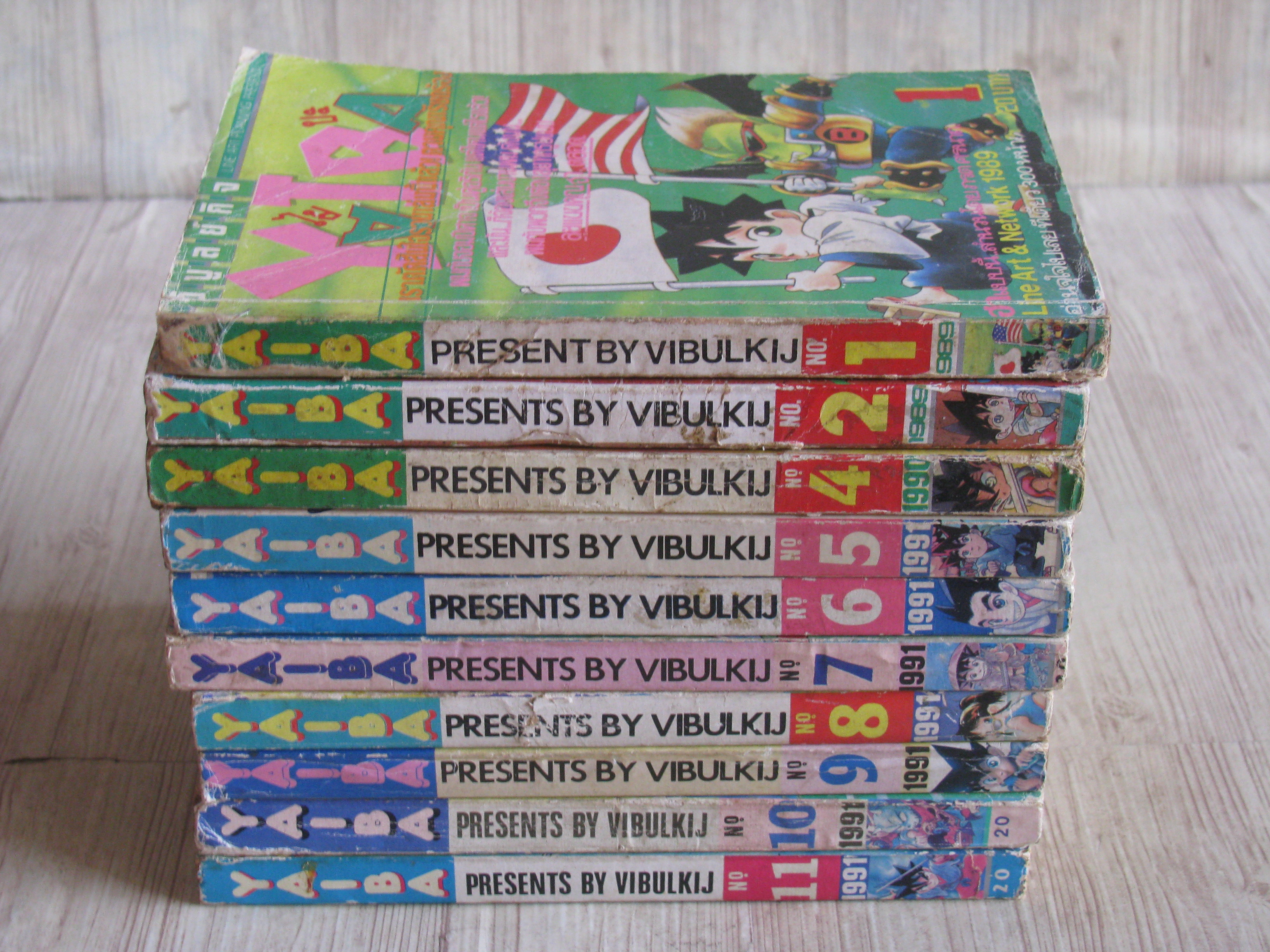 YAIBA ไยบะ ชุด เล่ม 1-11 (ชาดเล่ม 3) (ยังไม่จบชุด)