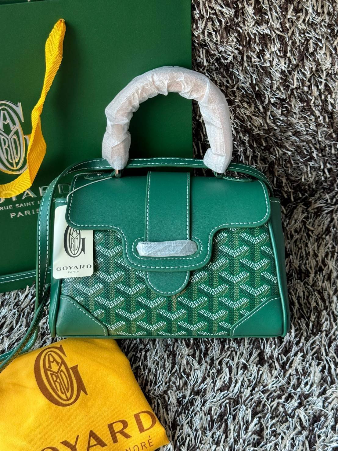 พร้อมส่ง 6 สี Goyard Saigon Souple Mini Bag / Saïgon Bag กระเป๋าถือ/สะพาย เกรดออริ สลับแท้ 1:1 ใช้ต่างประเทศได้