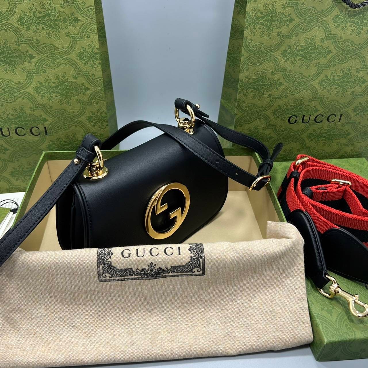 GUCCI Blondie mini bag เกรดเทพออริจินล หนังแท้ ภาพถ่ายจากงานขายจริง ใช้งานต่างประเทศได้ ผ่านทุก ตม
