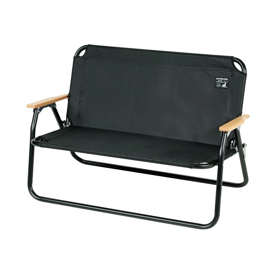★ Pre-Order ★ CAPTAIN STAG - CS Black Label Bench Chair - เก้าอี้ยาว 2 ที่นั่ง