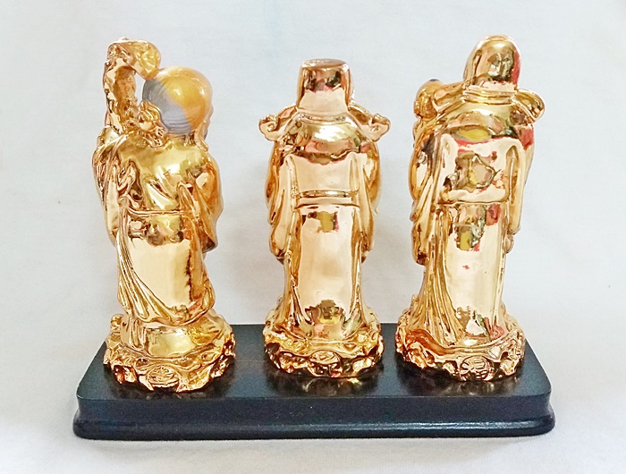 สินค้าหมดค่ะ เทพฮกลกซิ่ว องค์ใหญ่สีทอง แก้ชงปีมะแม ชง25% ปี2561 ช่วยเสริมดวงท่านให้ดีขึ้นค่ะ