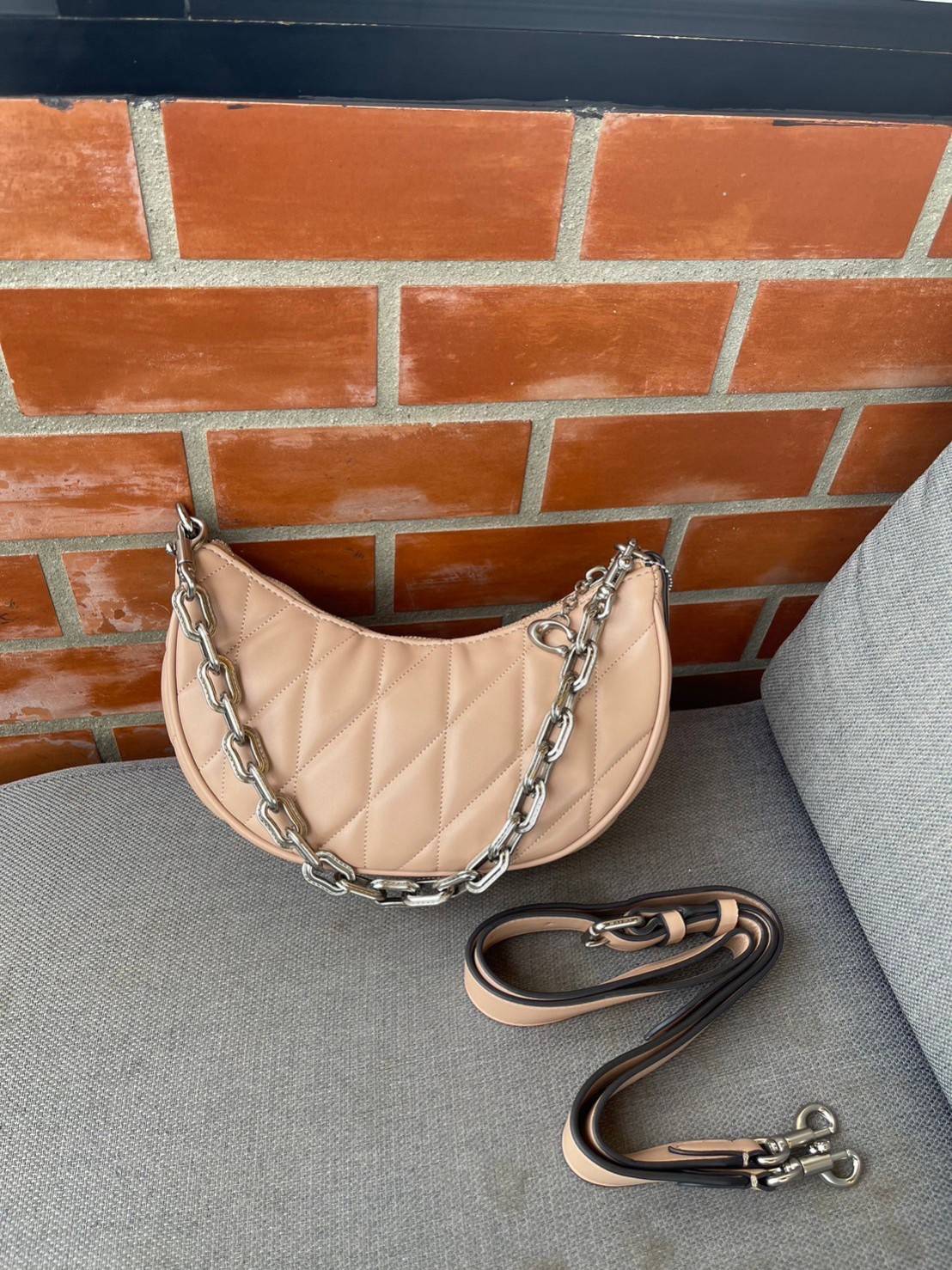 พร้อมส่ง 4 สี COACH CP148 MIRA SHOULDER BAG WITH PILLOW QUILTING กระเป๋าสะพายดีไซน์สวย 🧡 เกรดท็อปออริจินอล 1:1 สลับแท้ เกรดดีสุด ใช้งานต่างประเทศได้