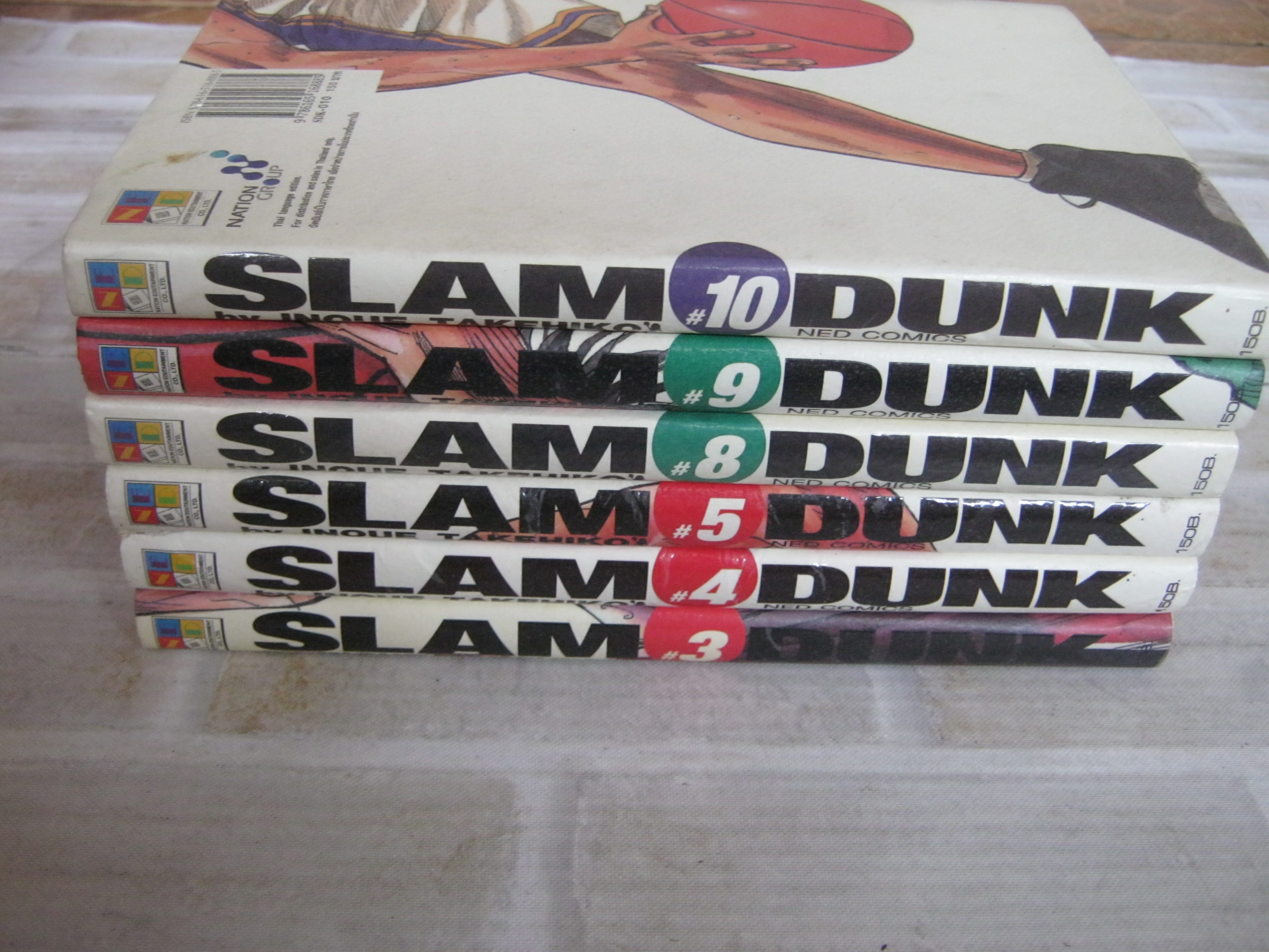 SLAMDUNK BIG BOOK ชุด เล่ม 3,4,5,8,9,10 ทาเคฮิโกะ อิโนะอุเอะ เขียน (สภาพสะสม)