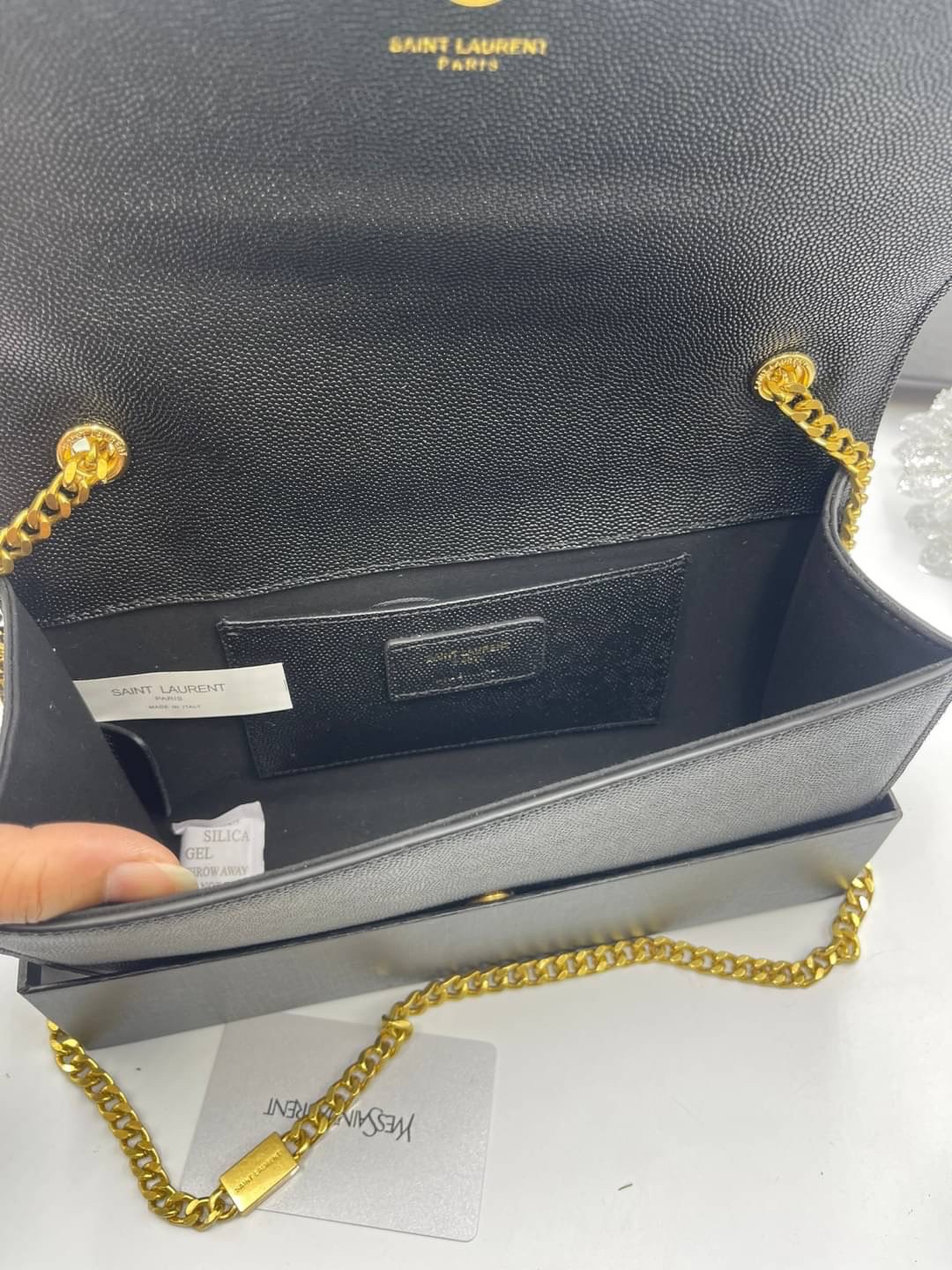 VIP 】YSL Saint Laurent Monogram Kate Leather Shoulder Bag
