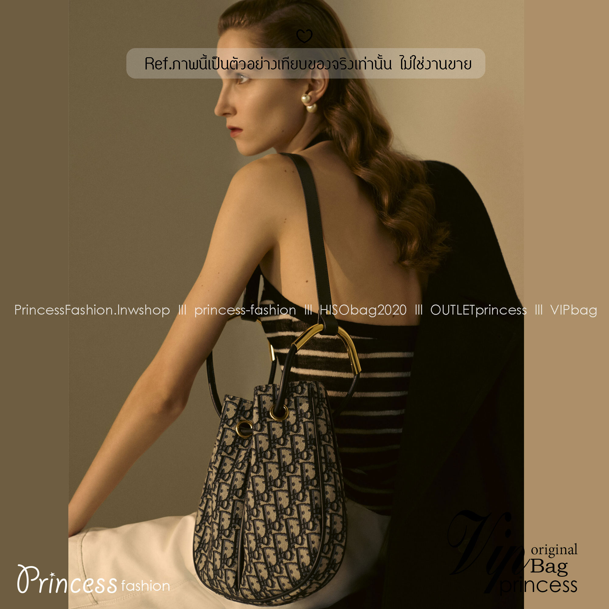 Medium Dior Nolita Bag Blue Dior Oblique Jacquard กระเป๋าสะพายทรงโท้ทรุ่นใหม่ New for Fall 2024 งานผ้าทอลายแบรนด์อย่างปราณีต สวยหรูเป็นเอกลักษณ์ตามแบบฉบับแบรนด์