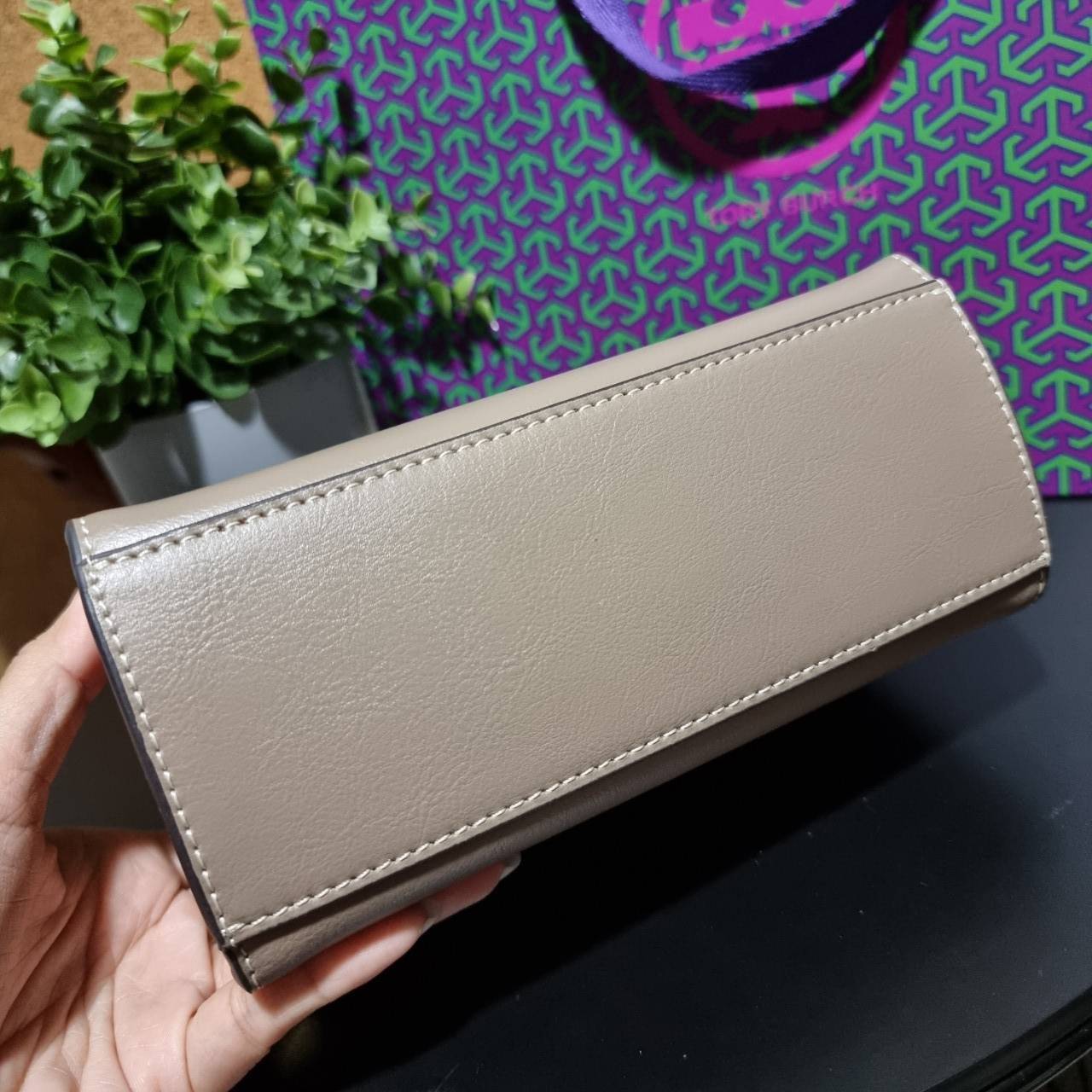 ของแท้ 💯% TORY BURCH LEE RADZIWILL PETITE DOUBLE BAG (CLAM SHELL)