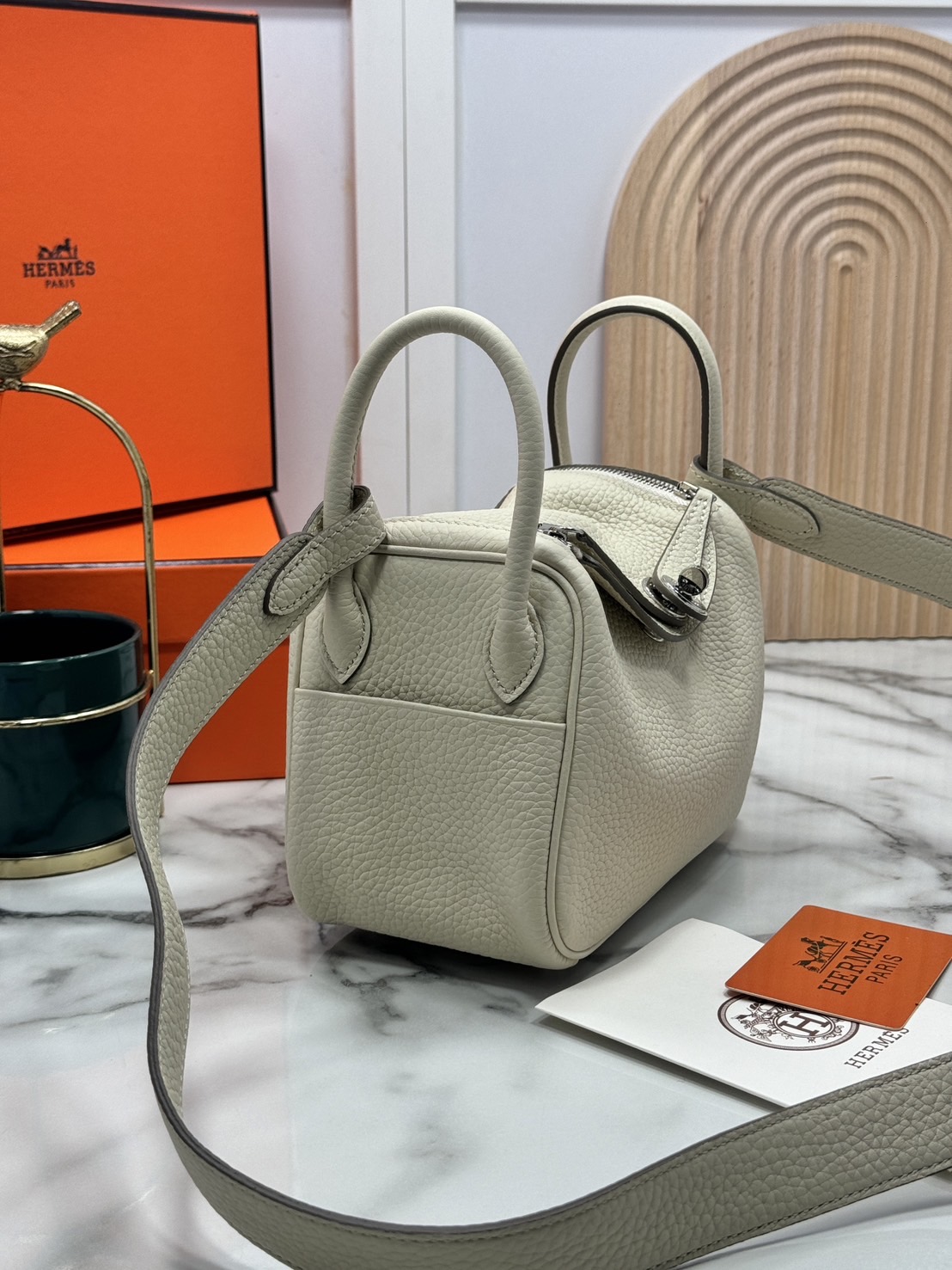 ORI หนังแท้ | HERMES lindy 19cm กระเป๋าสะพาย นิยามความหรูหราระดับมาสเตอร์พีช 🤍 สินค้าเกรดออริจินอล หนังแท้
