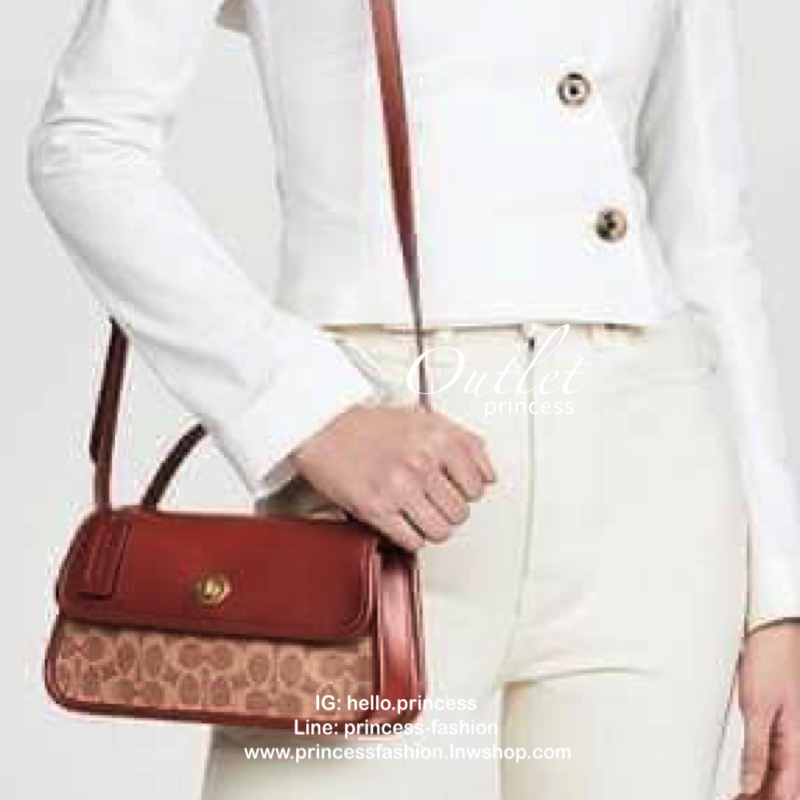 Coach Auth Coach 1941 Turnlock Clutch Crossbody Bag DETAILS