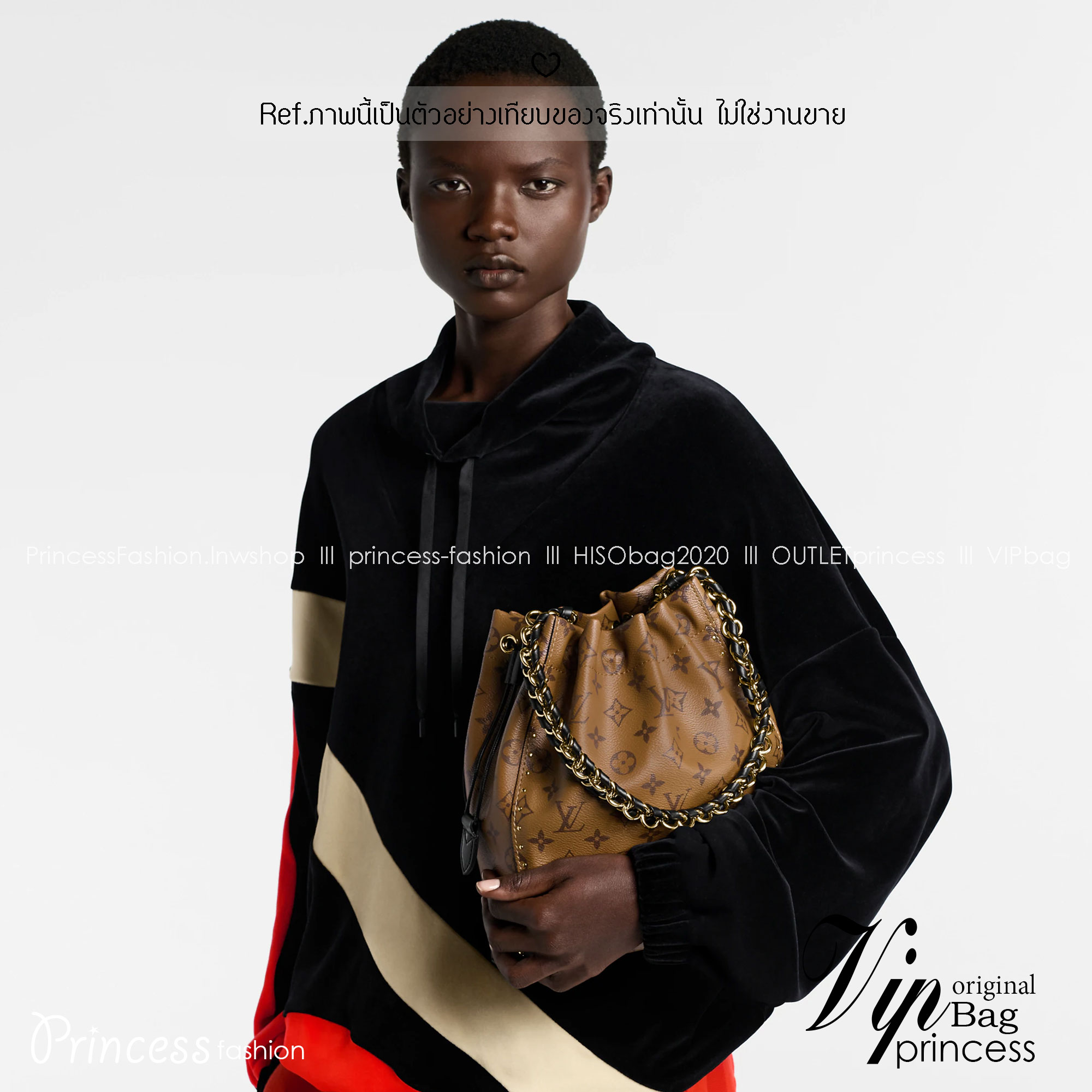 LV Noe Trunk PM bag Monogram Reverse Canvas / LV Bucket Bag กระเป๋าทรงบัคเก็ตรุ่นใหม่ล่าสุดจากรันเวย์ 2025 ใหม่พร้อมเสิร์ฟก่อนใคร แคนวาสแท้พิมพ์ลายโมโนแกรมสวยมาก