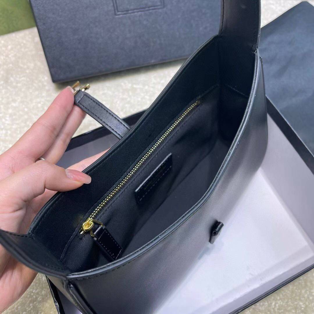 VIP 】หนังแท้ YSL SAINT LAURENT Le 5 à 7 leather shoulder bag