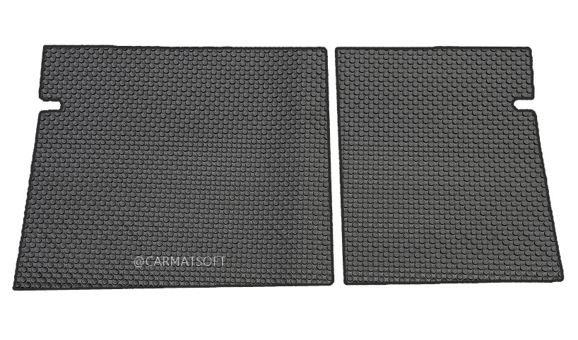 แผ่นปูท้ายรถ MG 3 HYBRID 2024 แผ่นปิดเบาะหลัง เอ็มจี3 ลายกระดุมเล็ก สวยงาม ทนทาน เข้ารูป 3ชิ้น