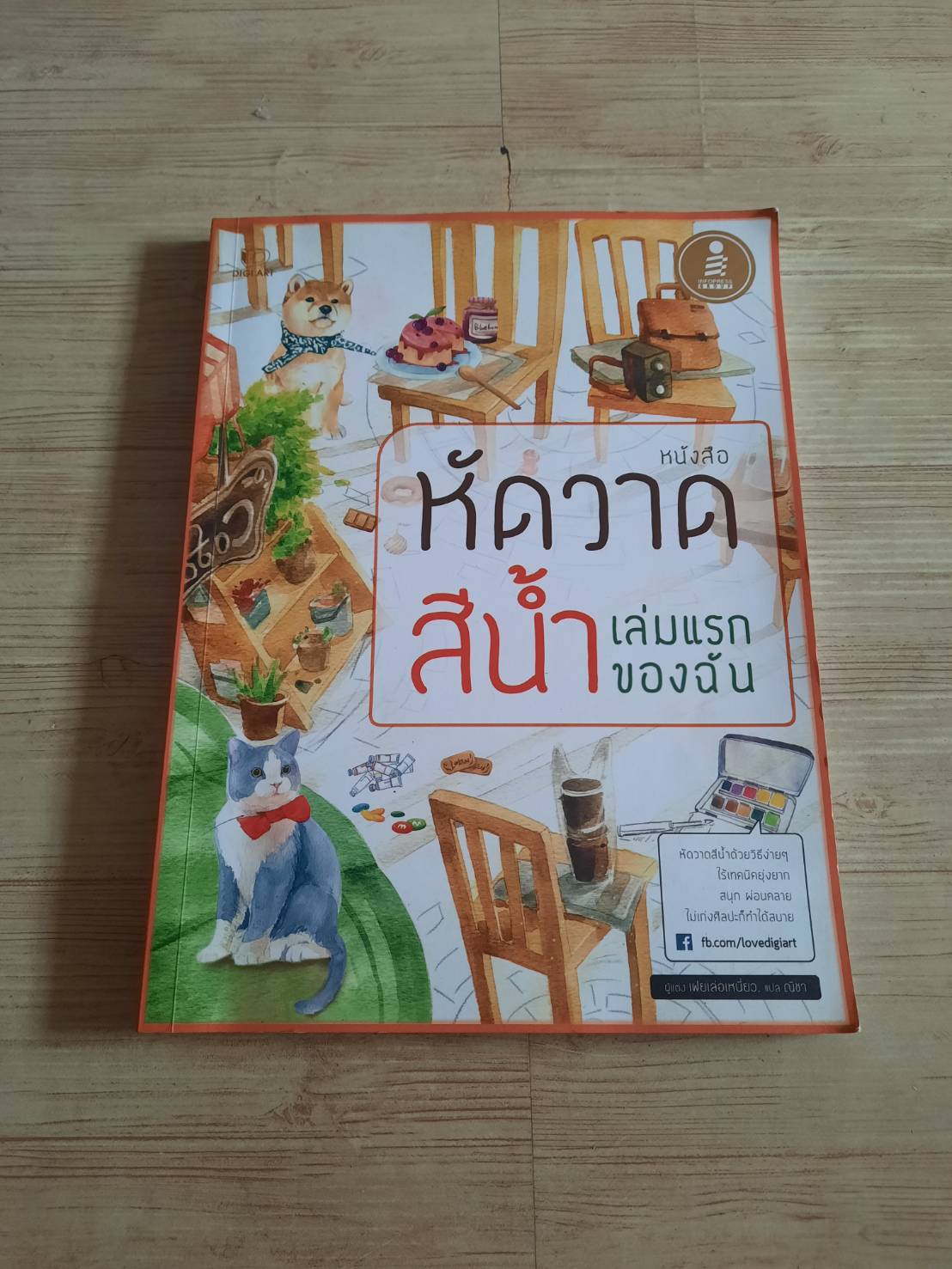 หนังสือหัดวาดสีน้ำเล่มแรกของฉัน เฟยเล่อเหนี่ยว เขียน ณิชา แปล***สินค้าหมด***