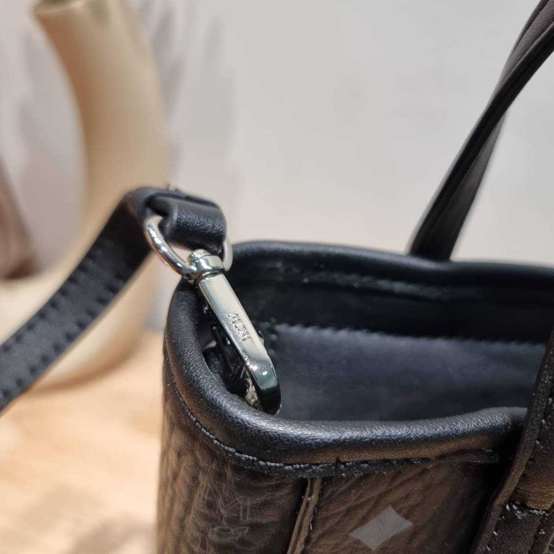 M.C.M MINI TONI SHOPPER IN VISETOS กระเป๋าถือ/สะพายข้าง ทรงโท้ทไซส์มินิ สวยคลาสสิค เกรดท็อปออริ 1:1 สลับแท้ ใช้งานต่างประเทศได้